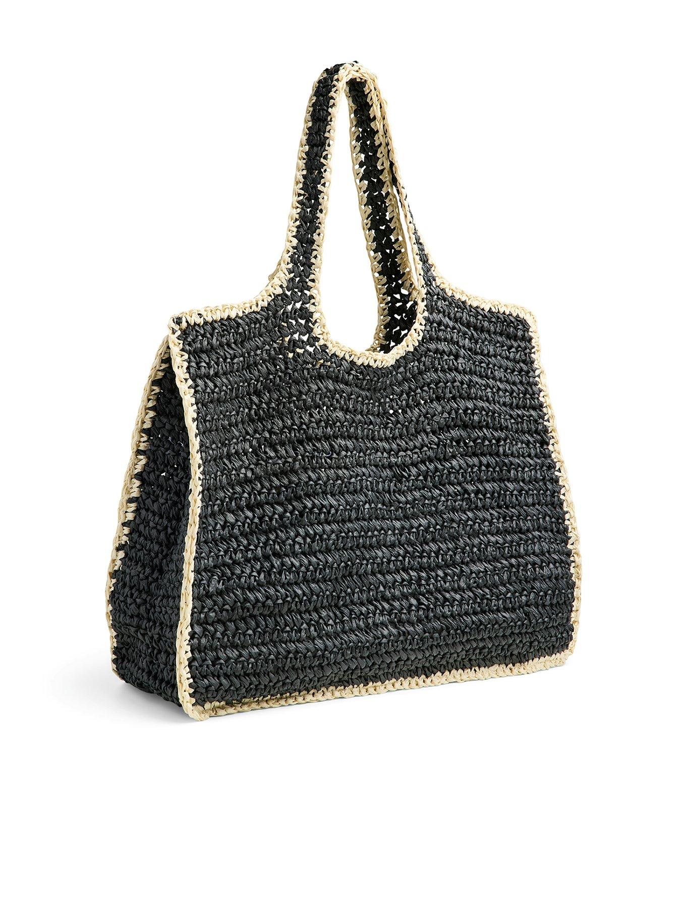 undefined Lydia Contrast Shopper - Black