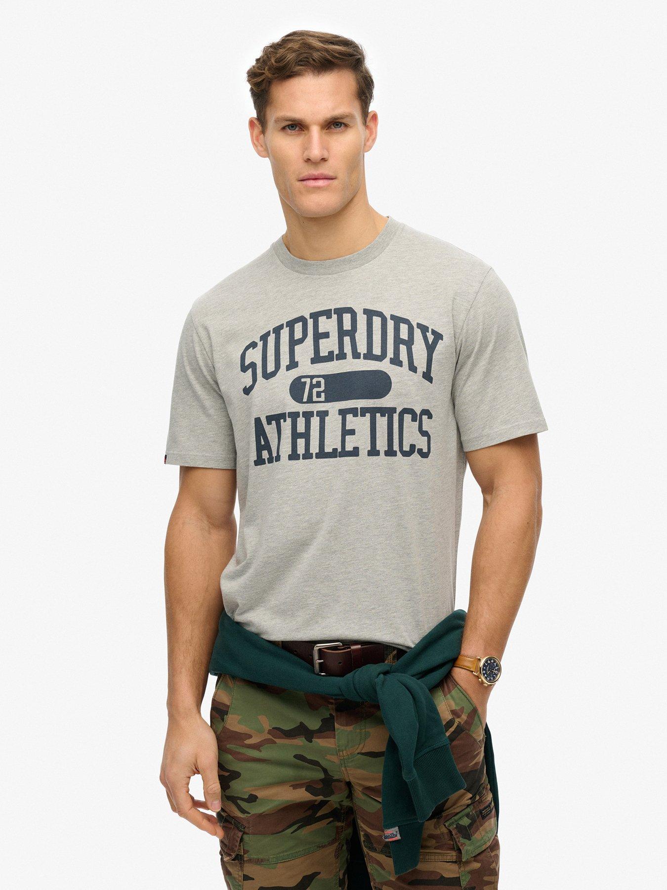 undefined Athletic Essential Logo Short Sleeve T-Shirt - Grey