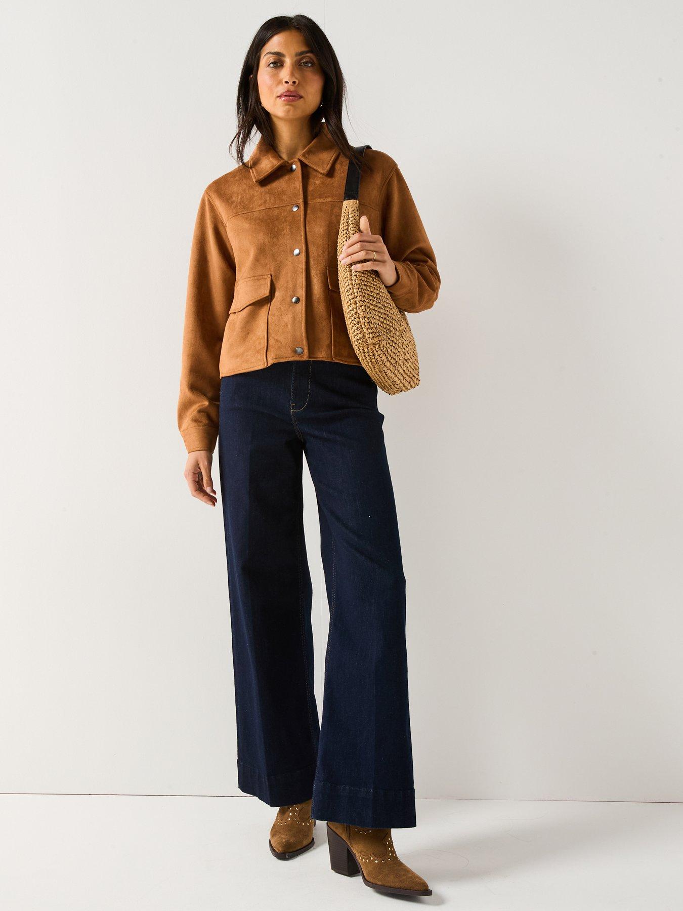 Image 3 of 4 of Only Norma Faux Suede Jacket - Multi
