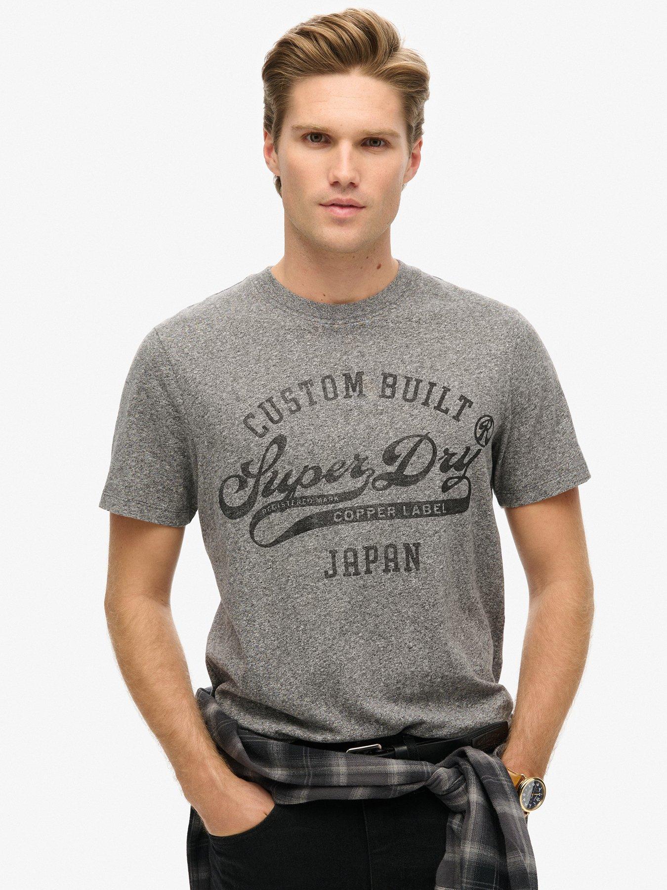 undefined Tonal Logo Graphic Print T-Shirt - Grey