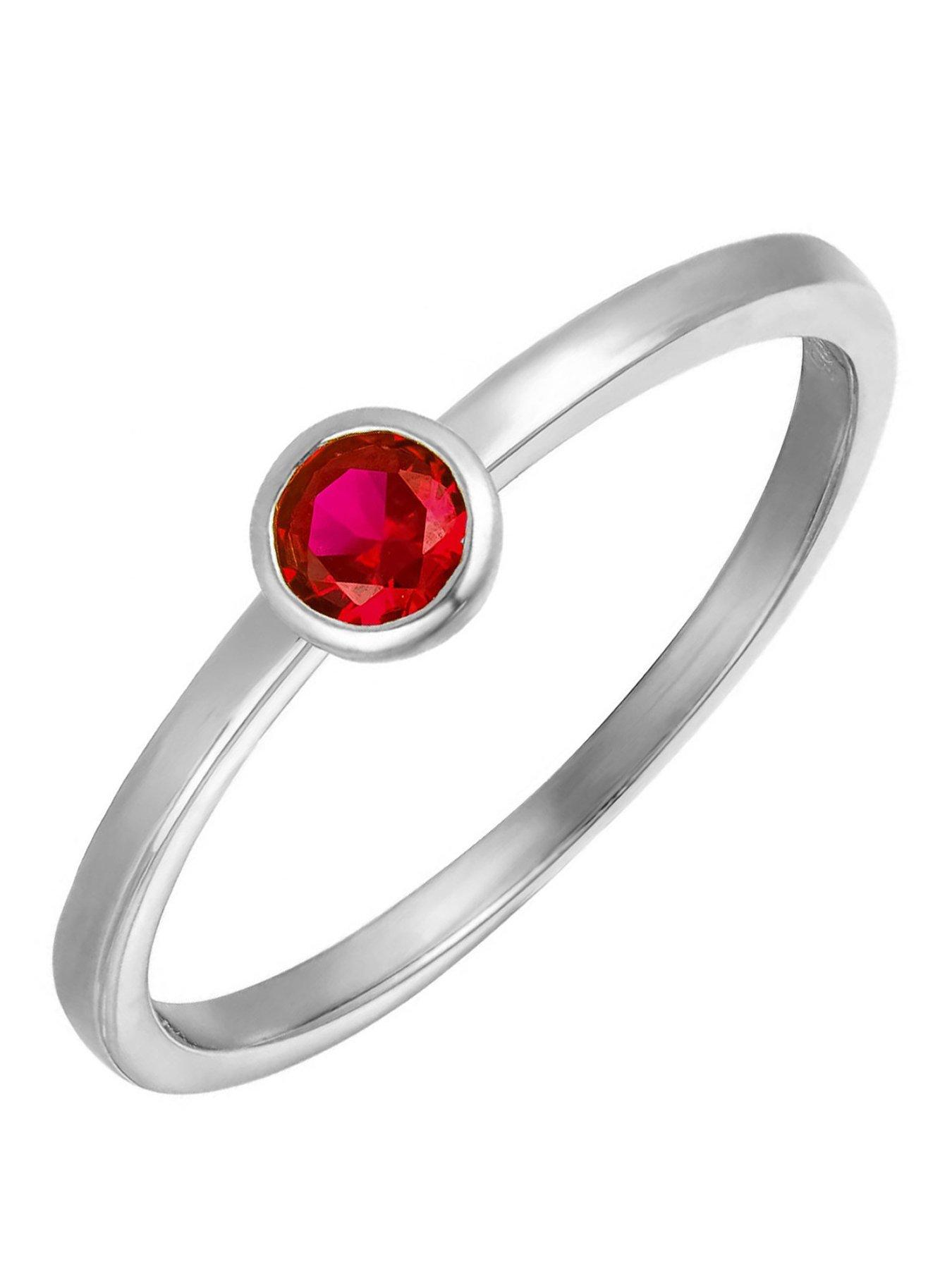 the-love-collection-sterling-silver-birthstone-cz-rubover-ring