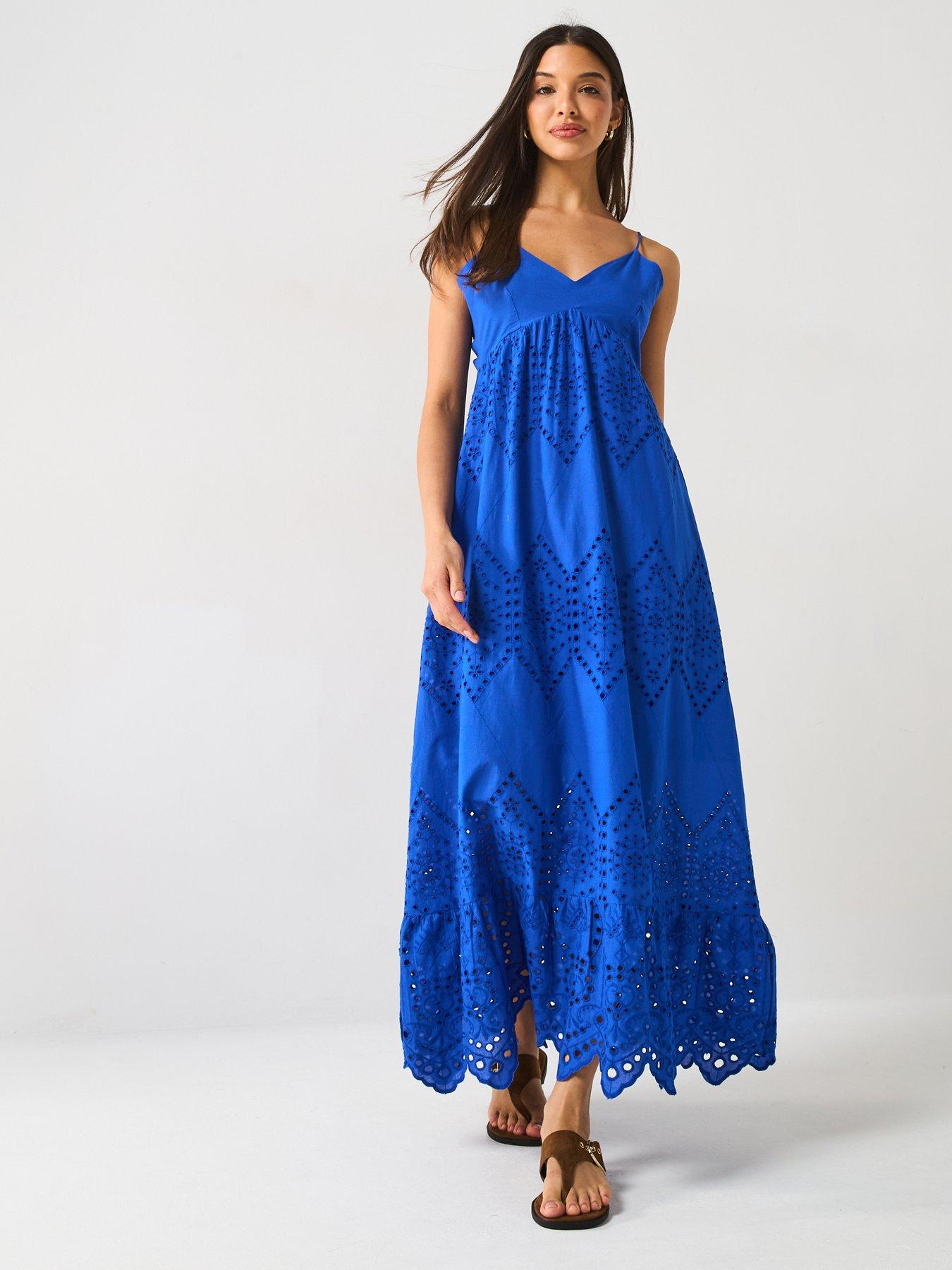 undefined Milla Life Strap Maxi Woven Dress - Multi