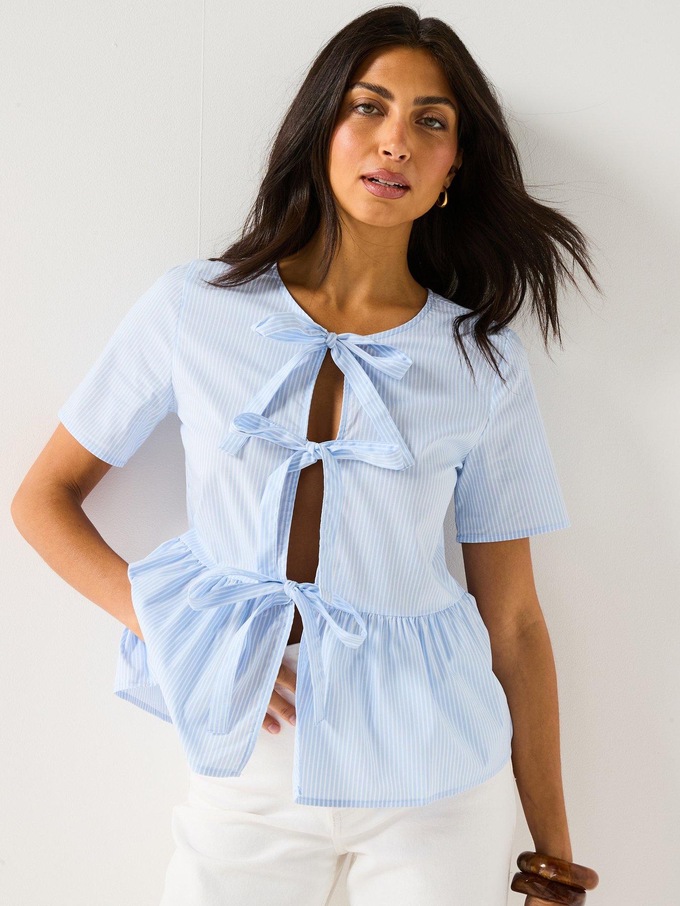 jdy-mio-short-sleeve-string-top-multi