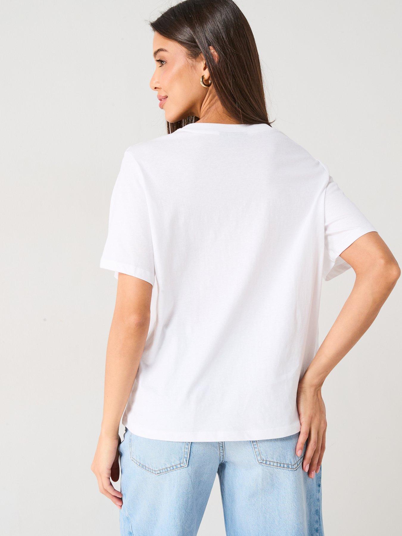Image 2 of 6 of PIECES Banda Short Sleeve T-Shirt - Multi