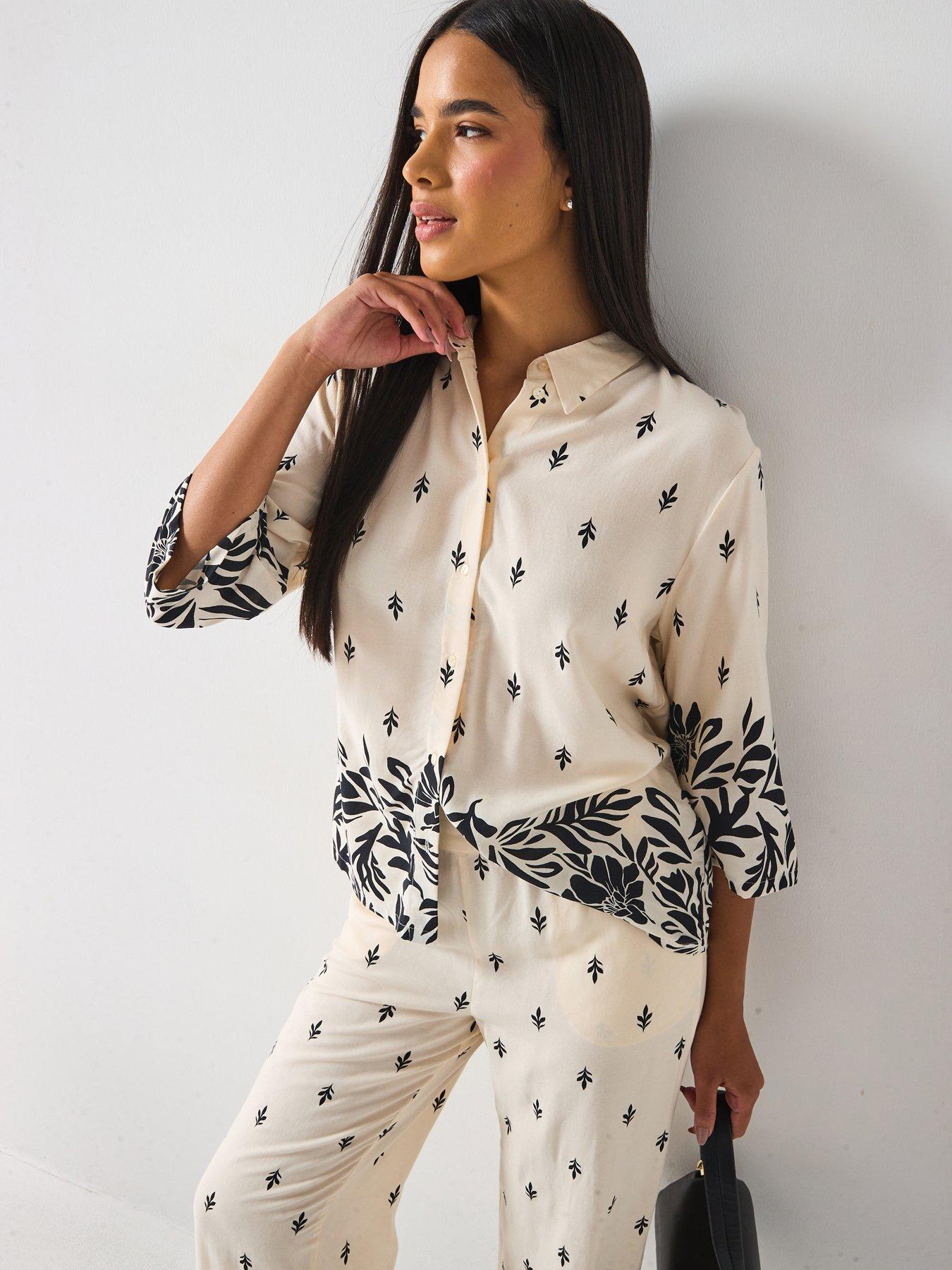 JDY Maggie Life Loose 3/4 Shirt - Cream