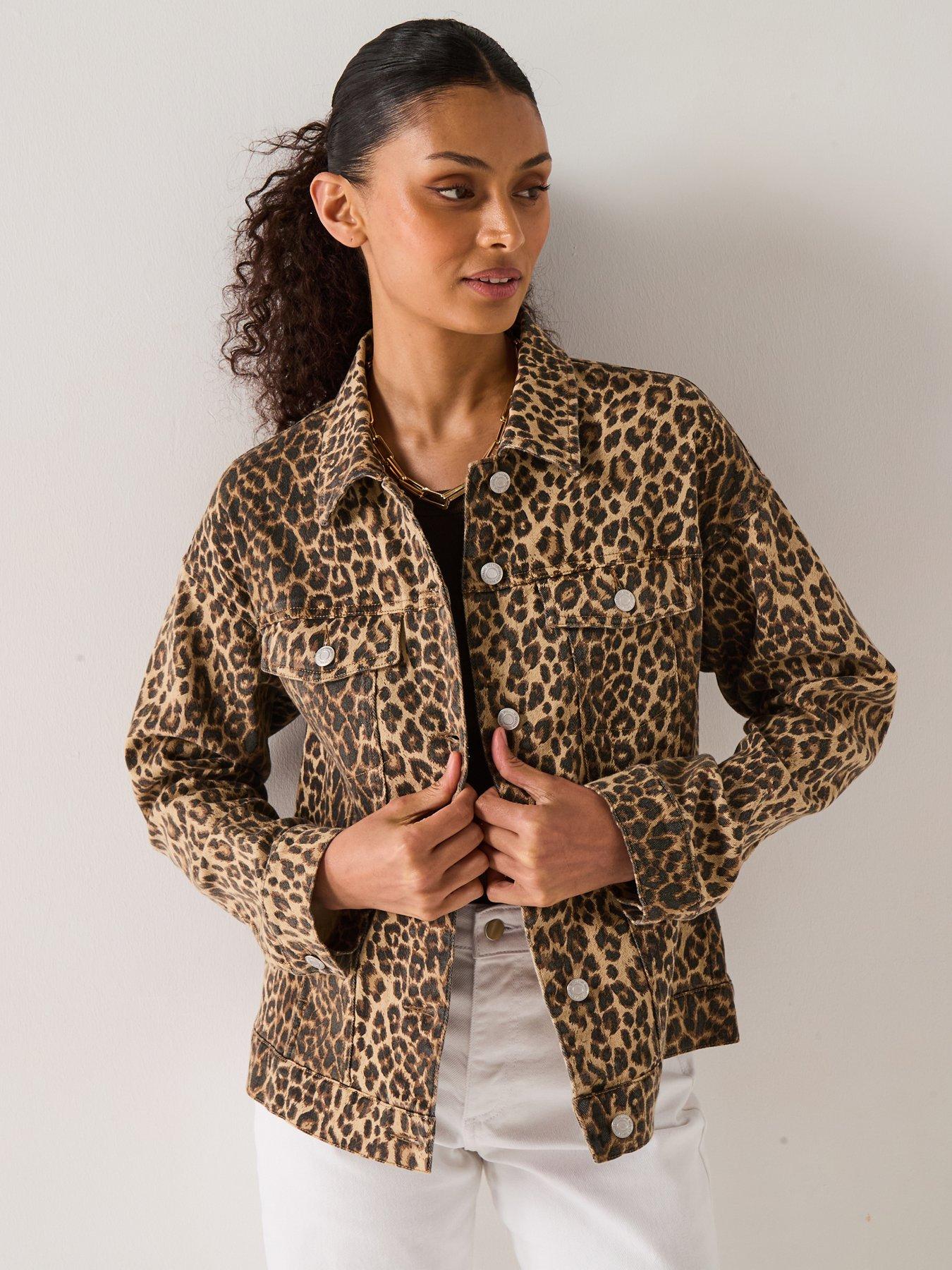 undefined Tessa Long Sleeve Oversize Denim Jacket - Multi