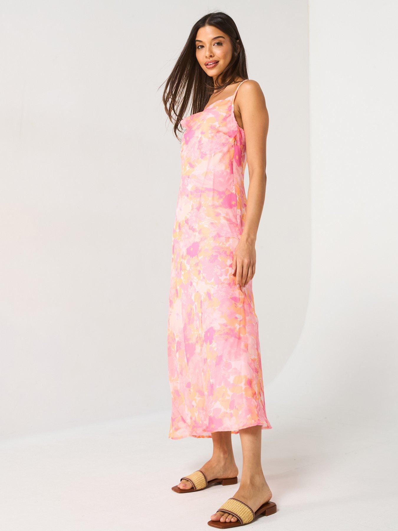 undefined Milla Waterfall Dress - Multi