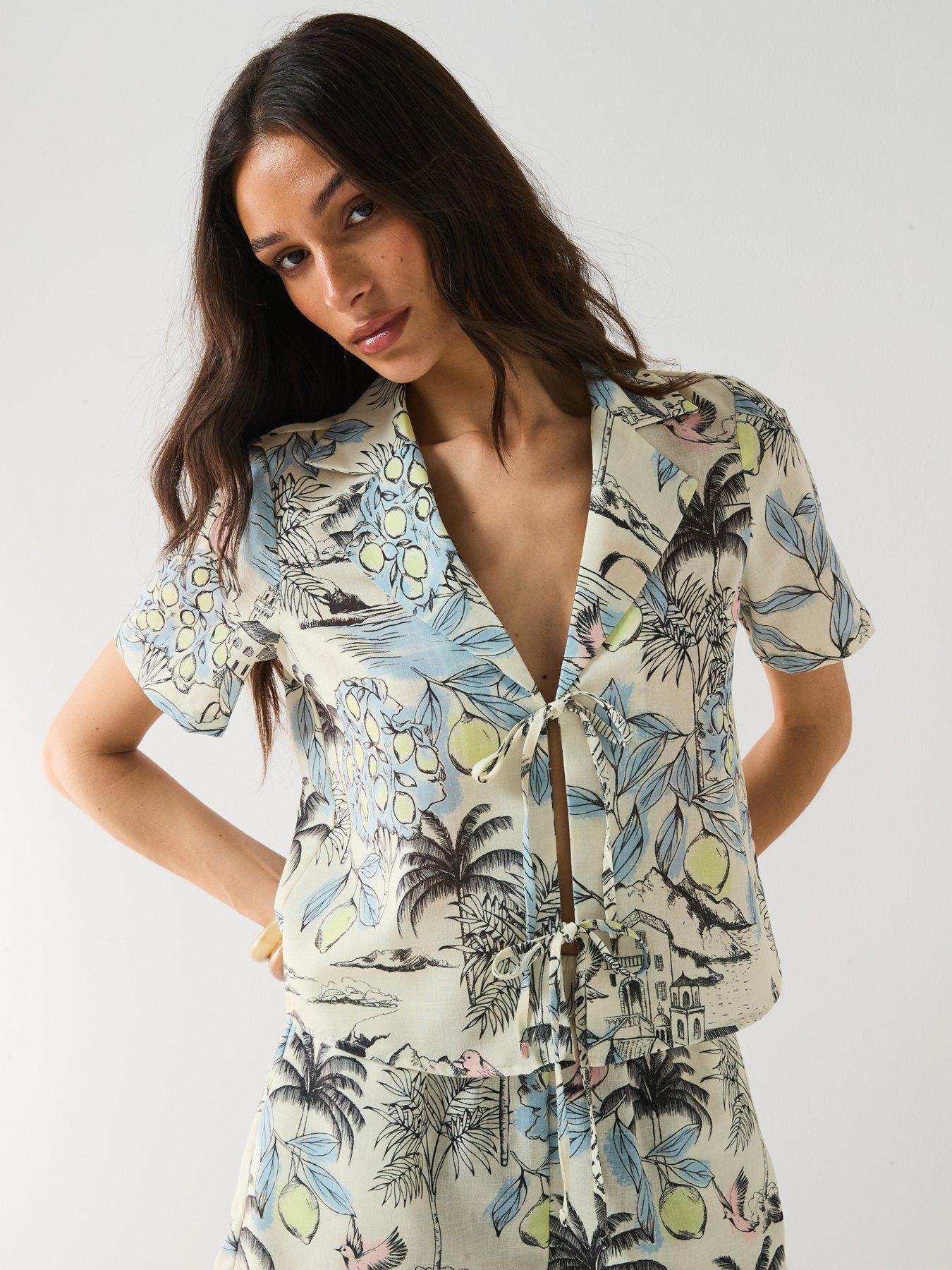undefined Birdie Shortsleeve Shirt - Multi