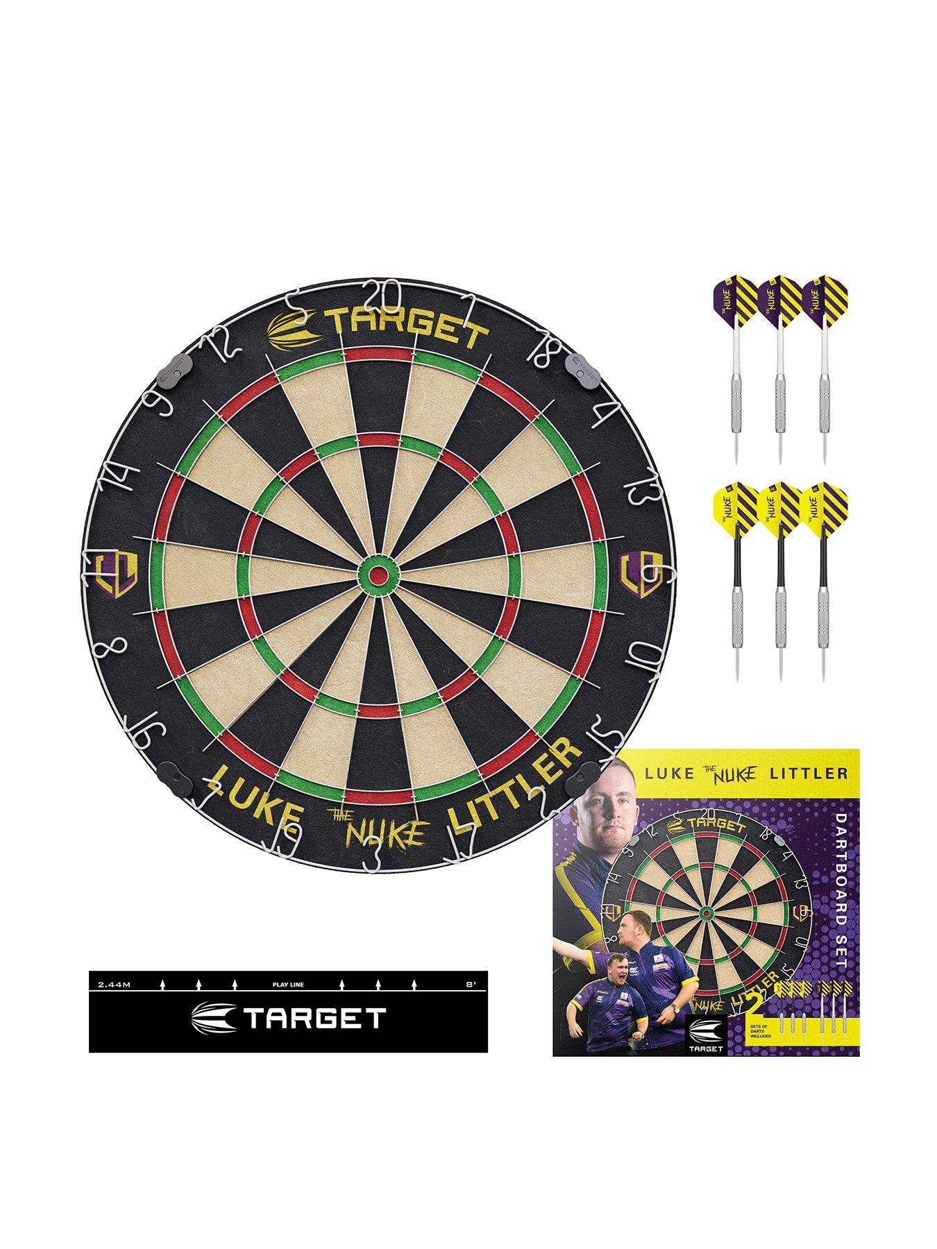 undefined Luke Littler Dartboard Plus 2 Sets of Darts
