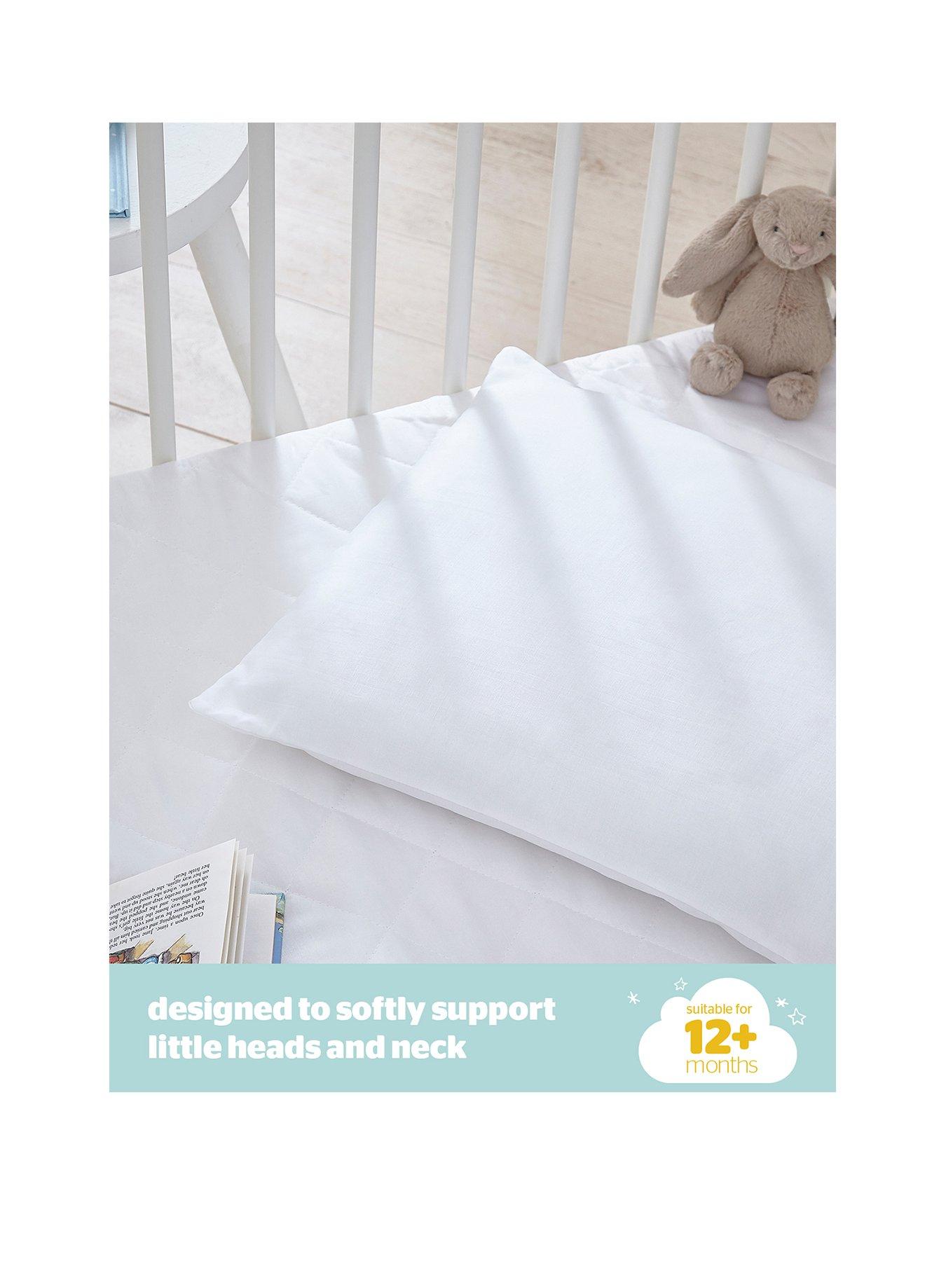 Image 2 of 7 of Silentnight Safe Nights Anti Allergy Cot Bed Bedding Bundle - Pillow, 4 Tog Duvet and Duvet Cover Set (Pink Stars)