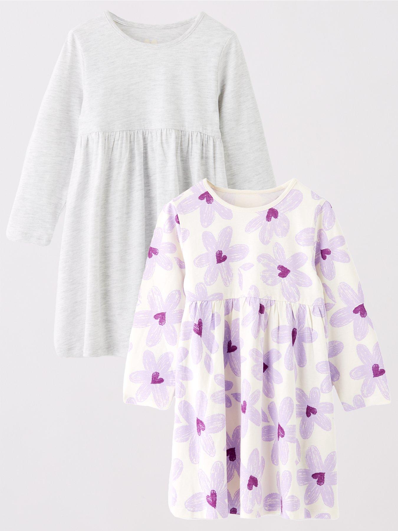 undefined Girls 2 Pack Jersey Dresses