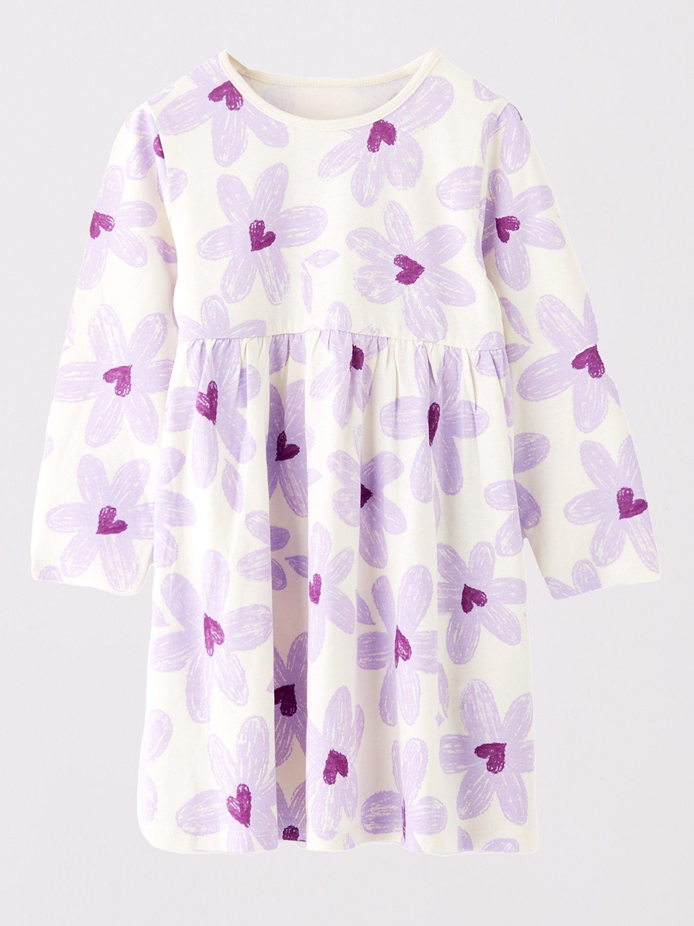 Image 2 of 5 of Mini V by Very Girls 2 Pack Jersey Dresses - Multi