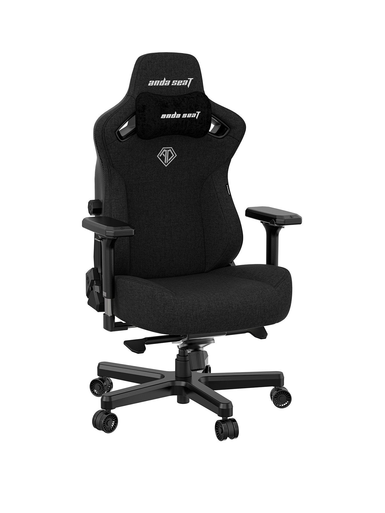 Image 2 of 8 of Andaseat Kaiser S3 Premium XL Chair Black Fabric
