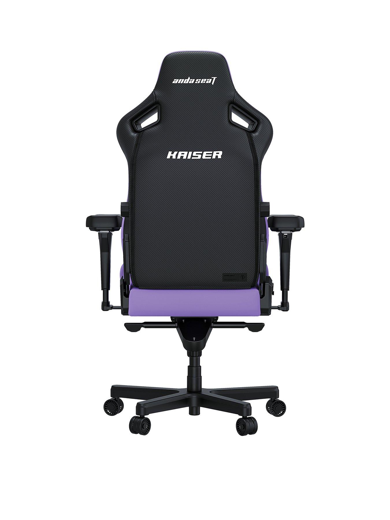 Image 2 of 8 of Andaseat Kaiser 4 Premium Large Gaming Chair - Purple