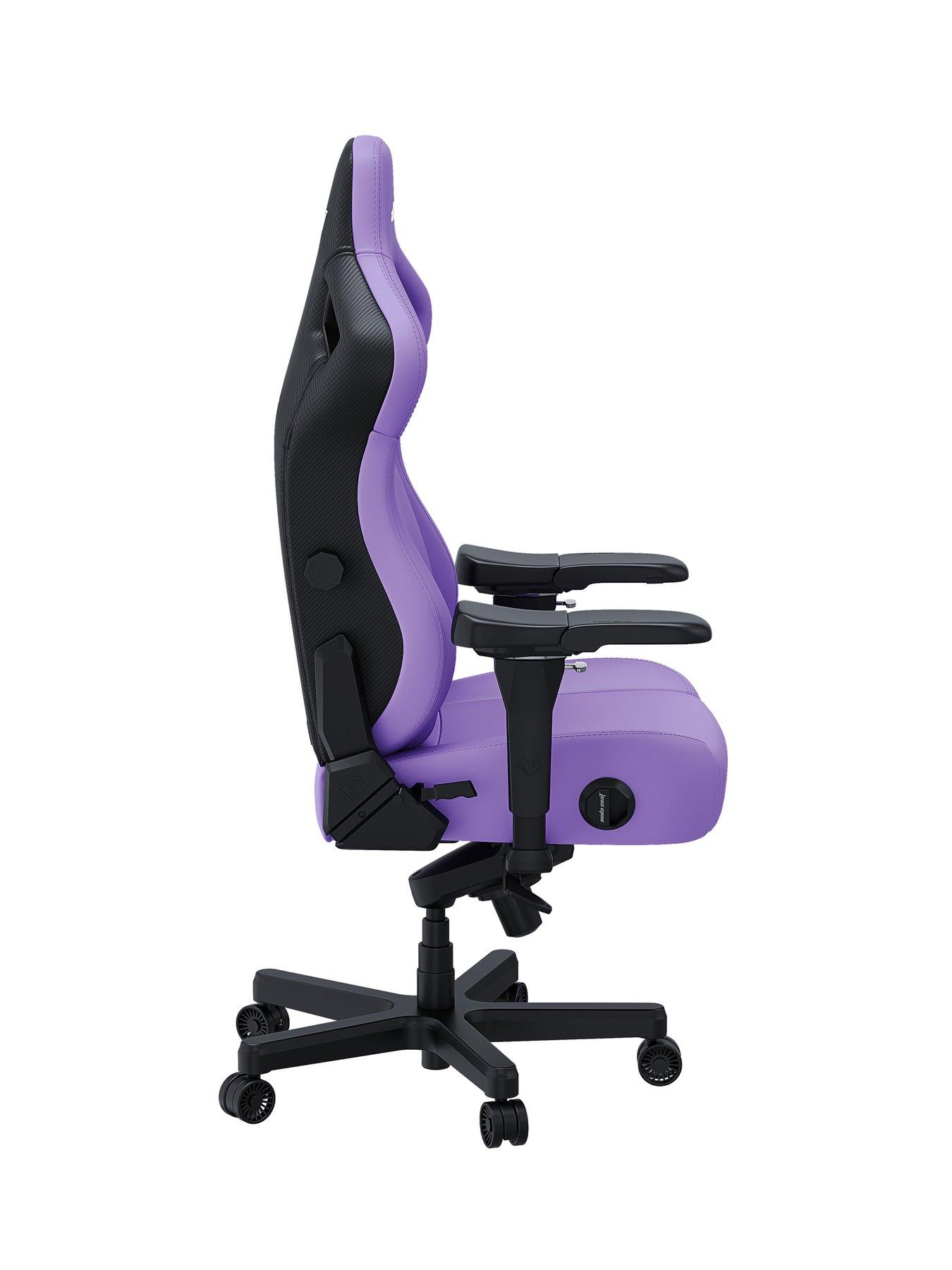 Image 3 of 8 of Andaseat Kaiser 4 Premium Large Gaming Chair - Purple