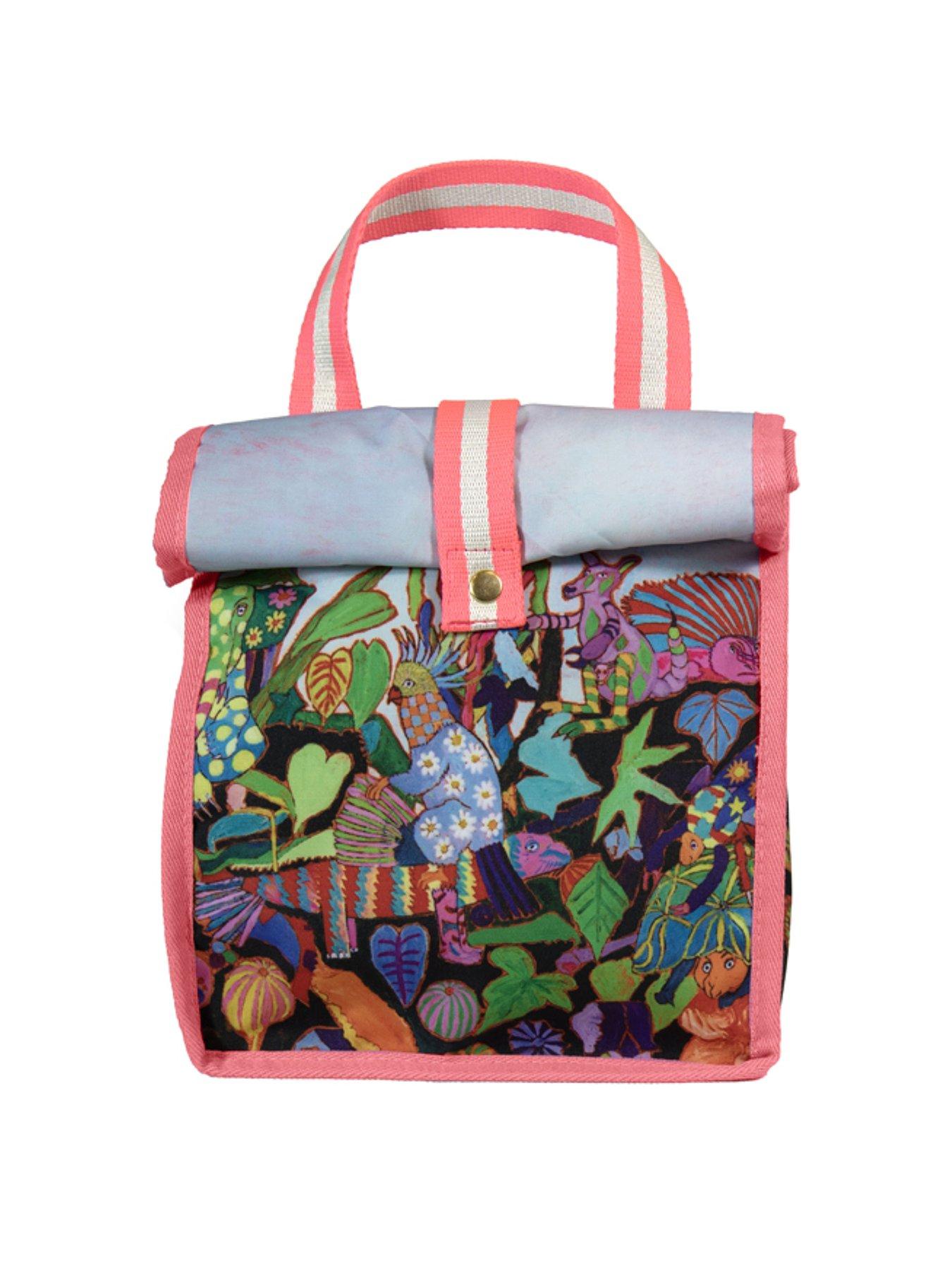 undefined Arthouse Unlimited Collection: Insulated Lunch Bag - Tropical Rainbow