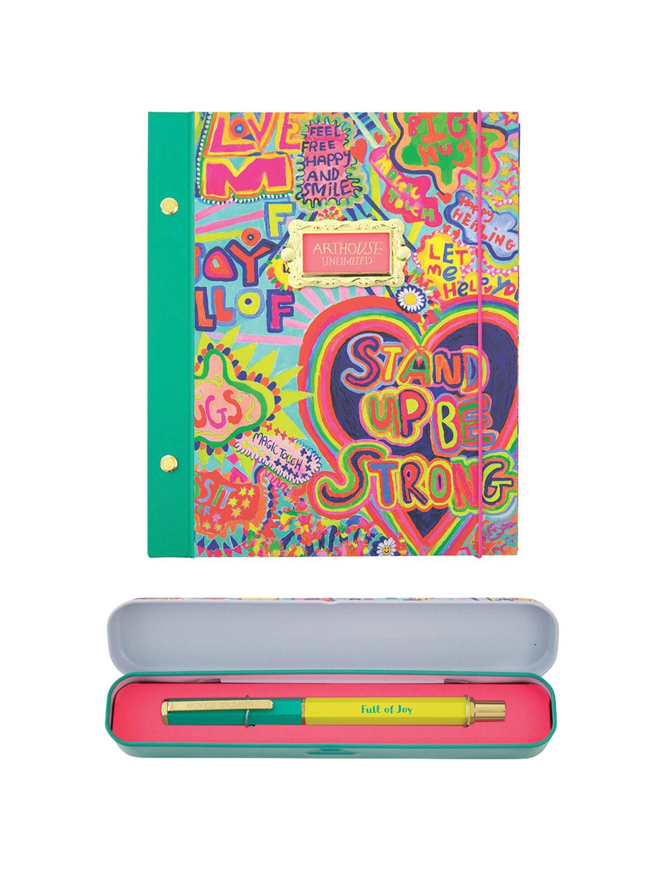 undefined B5 Hardback Journal - FULL OF JOY  &  Pen in Tin - FULL OF JOY Bundle
