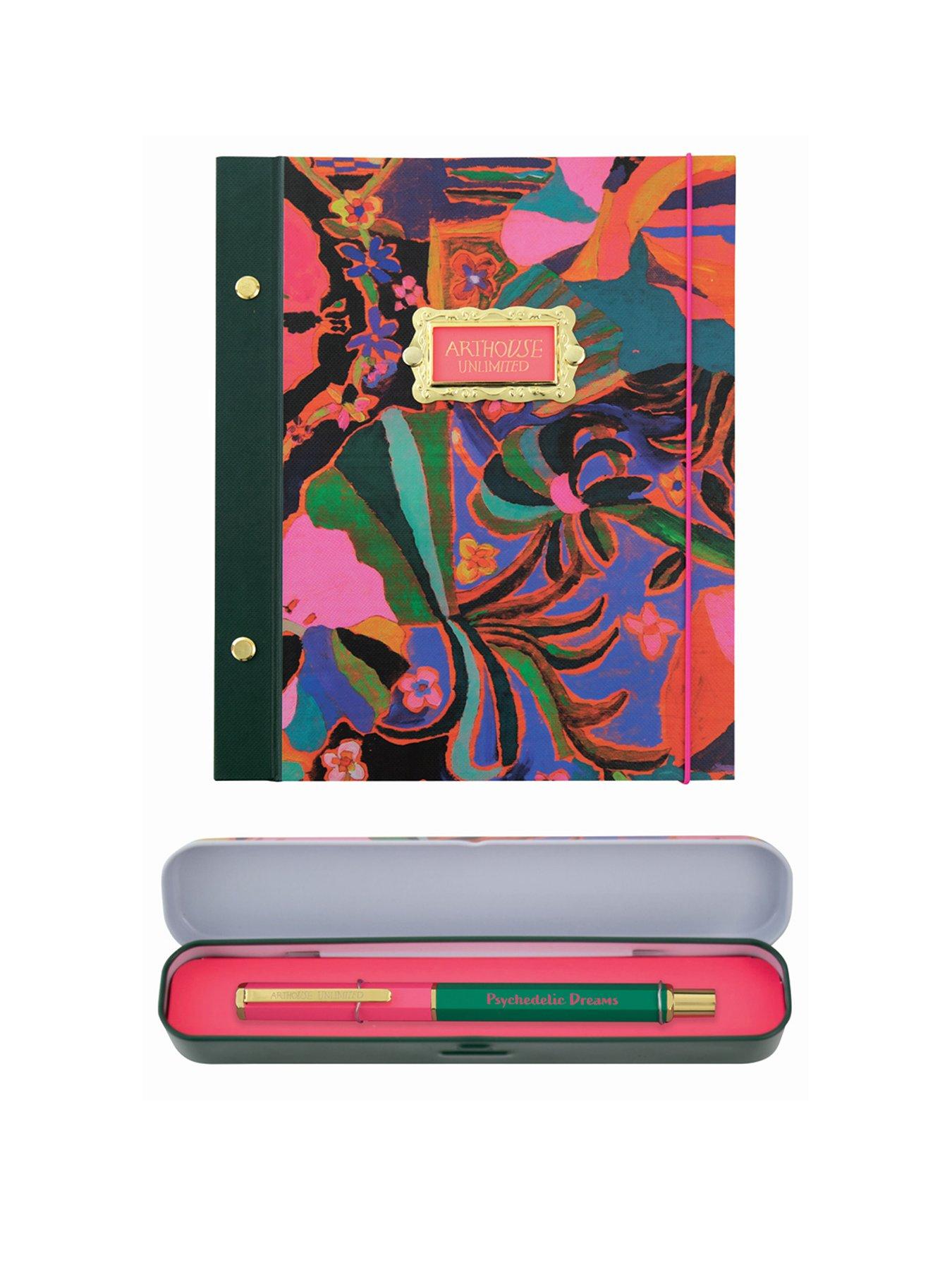undefined B5 Hardback Journal - Psychedelic Dreams   &  Pen in Tin Bundle