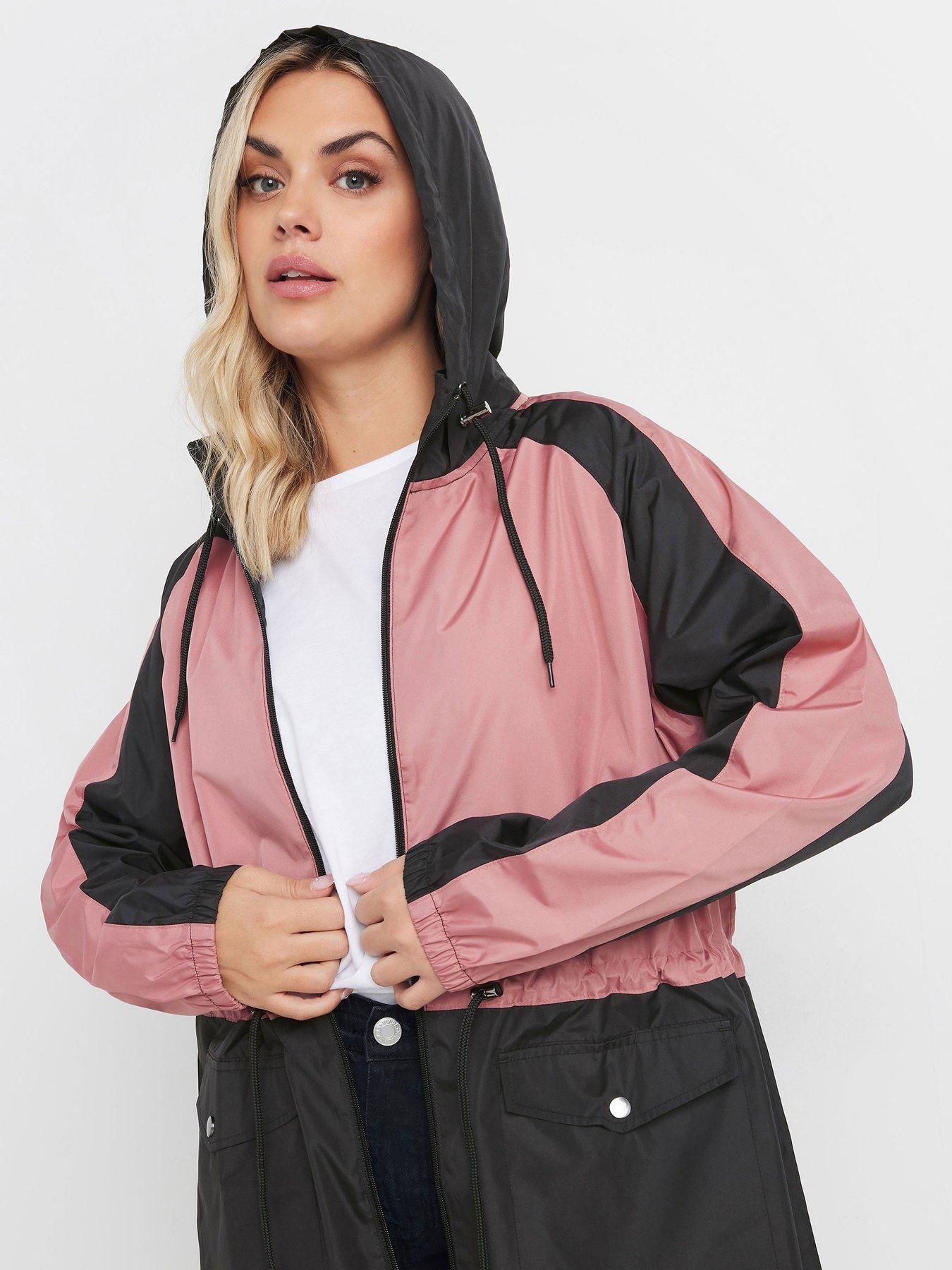 Image 4 of 4 of Yours Curve Lightweight Colour Block Parka