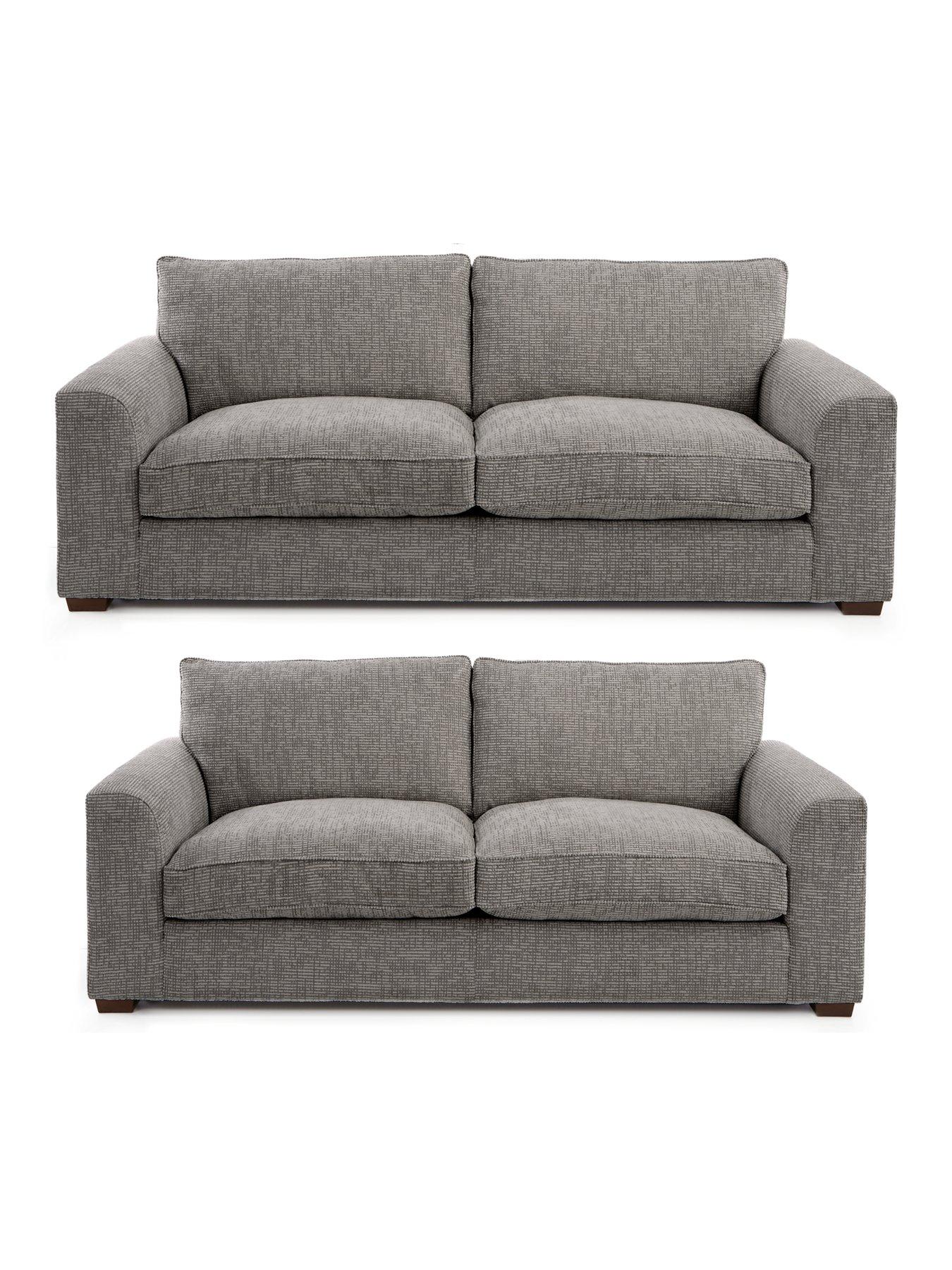 undefined Arlo 3 Seater + 2 Seater Fabric Sofa Set (Buy  &  SAVE!)