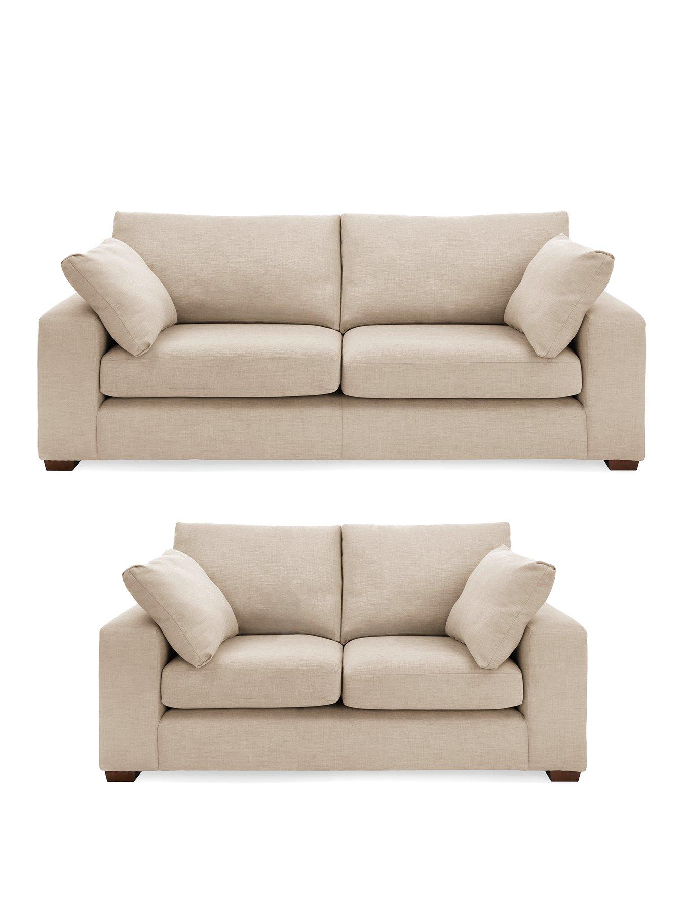 Product photograph of Very Home Heatly 3 2 Seater Sofa Set Buy Amp Save from very.co.uk
