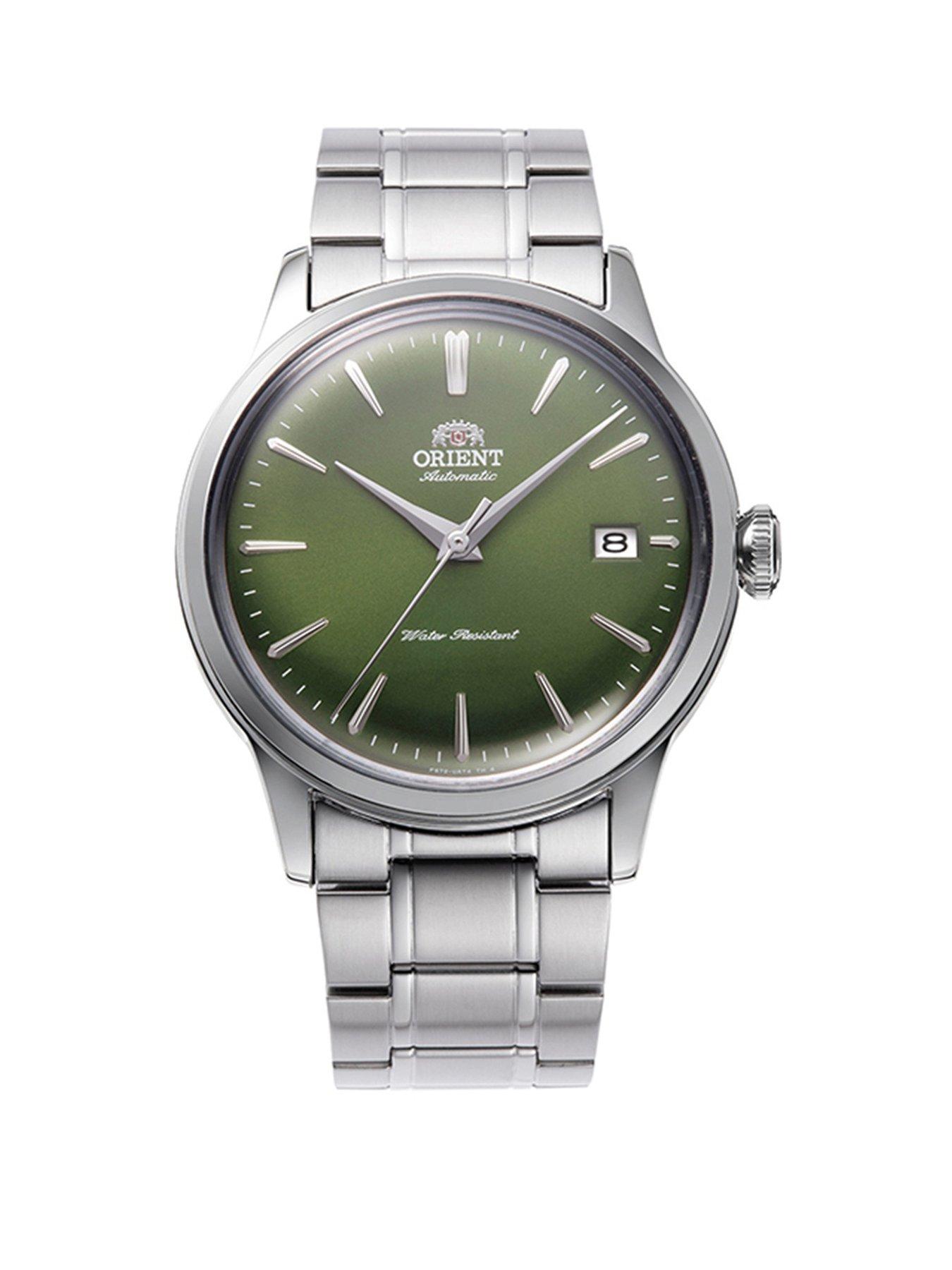undefined Bambino Automatic 38mm Green Dial Stainless Steel Case and Bracelet