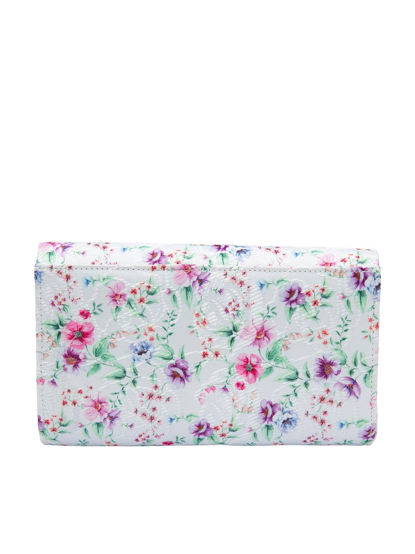 Image 2 of 4 of Ravel Ardee Clutch Bag - White Floral