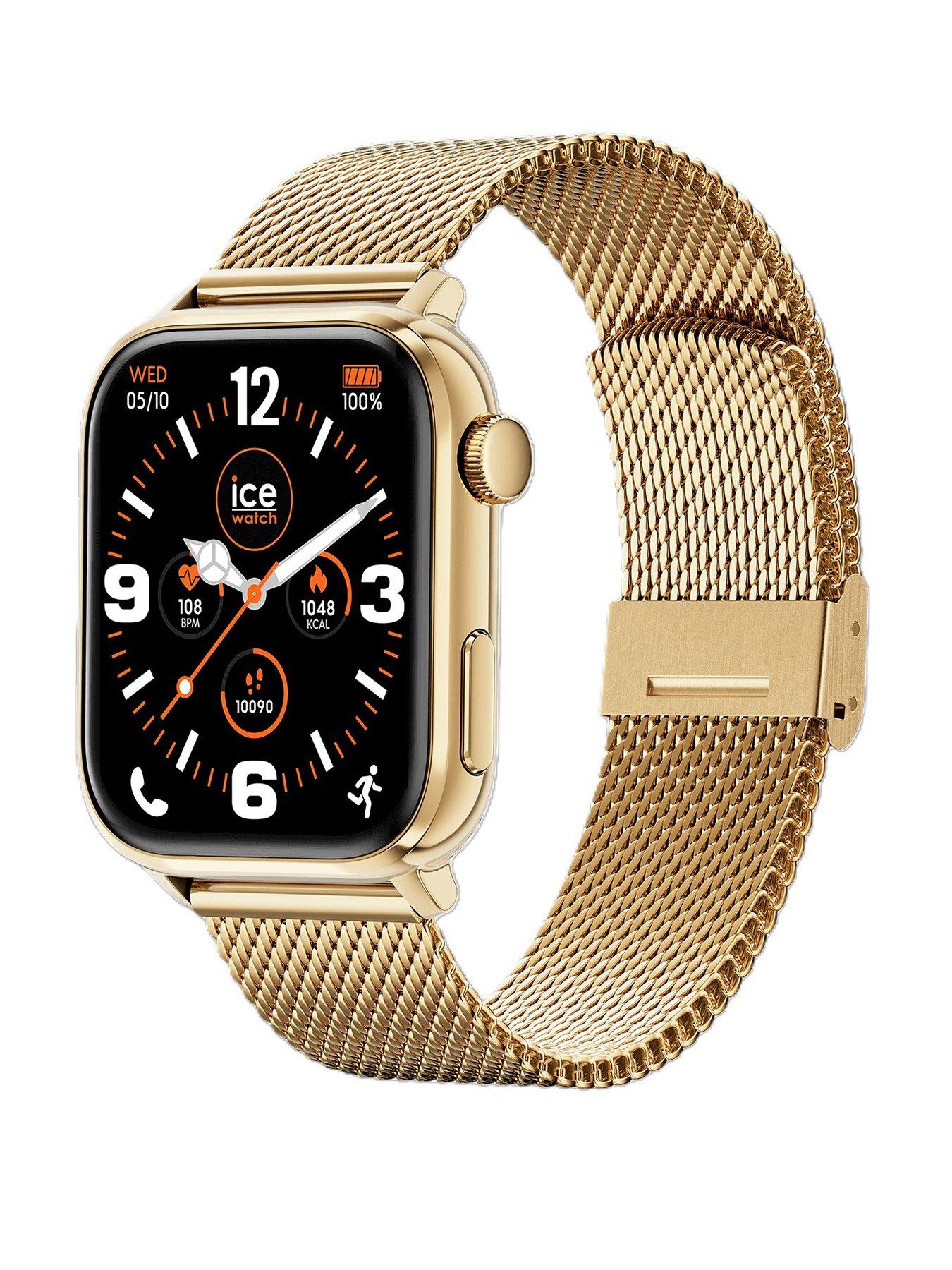 Image 2 of 4 of Ice Watch Ice-Watch Smart 3.0, 1.78" Gold IP Case Gold IP Milanese