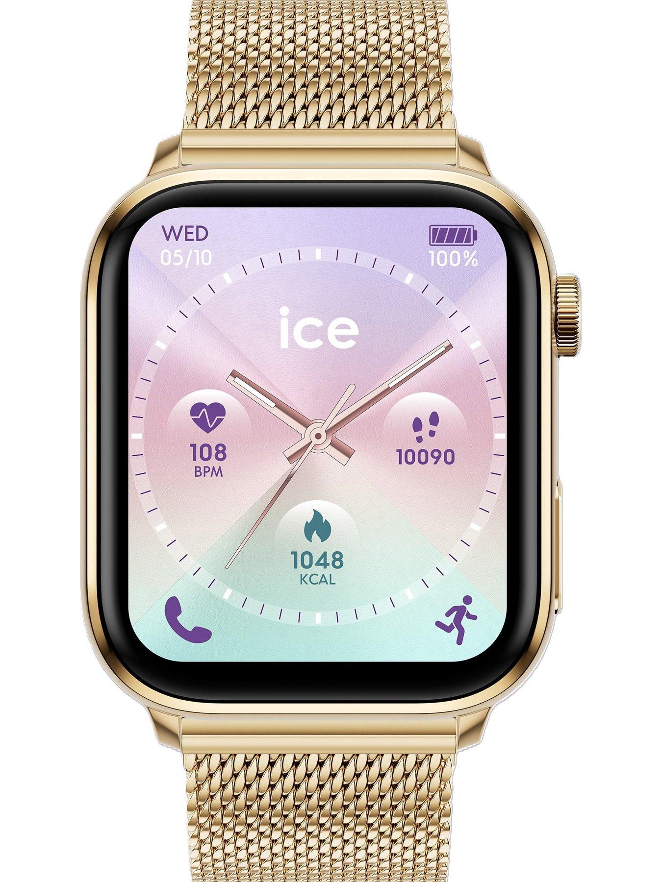 Image 4 of 4 of Ice Watch Ice-Watch Smart 3.0, 1.78" Gold IP Case Gold IP Milanese