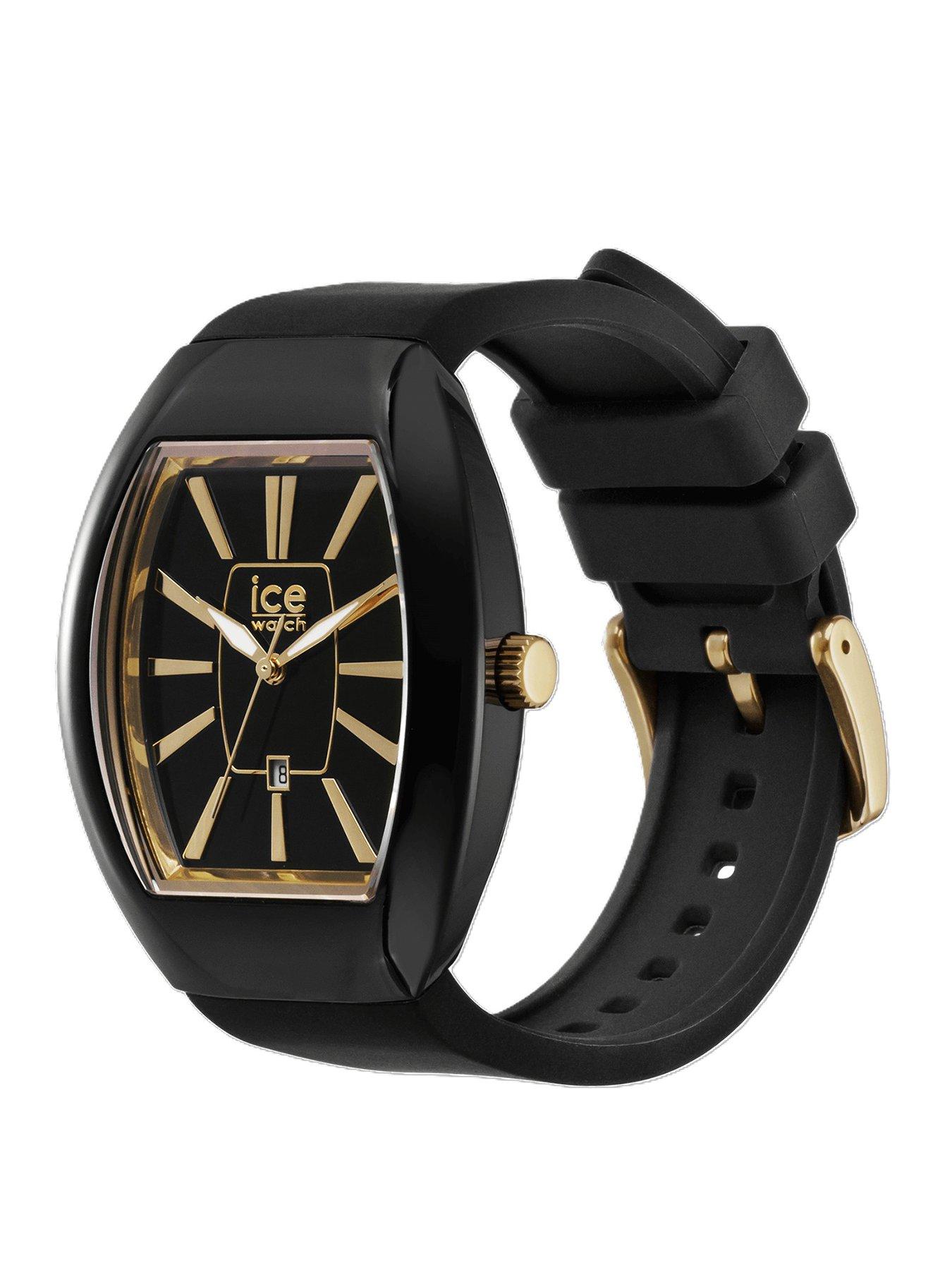 Image 2 of 5 of Ice Watch Ice-Watch Boliday Dome Black Plastic Case Black Silcone Strap Black Dial