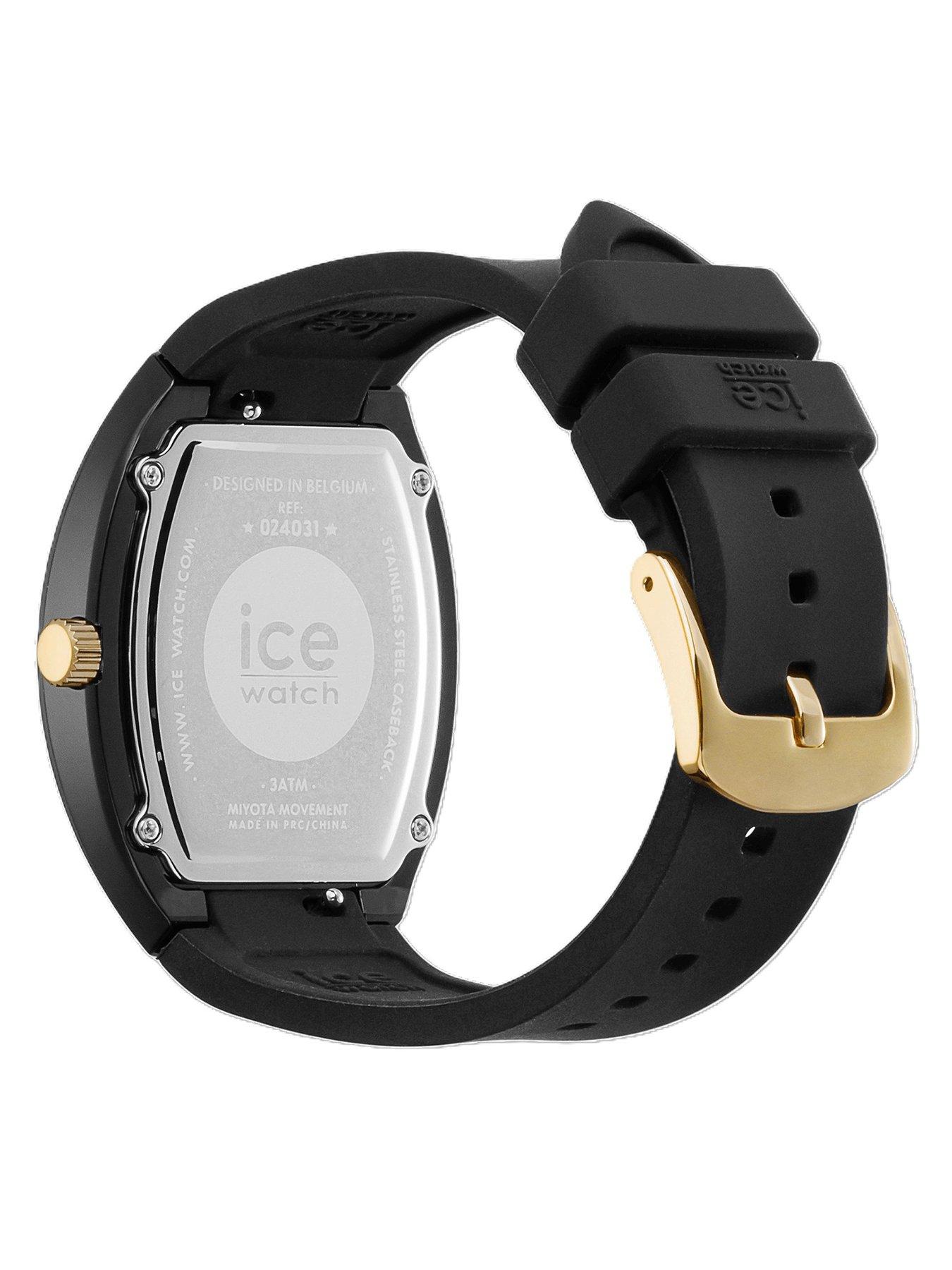 Image 4 of 5 of Ice Watch Ice-Watch Boliday Dome Black Plastic Case Black Silcone Strap Black Dial