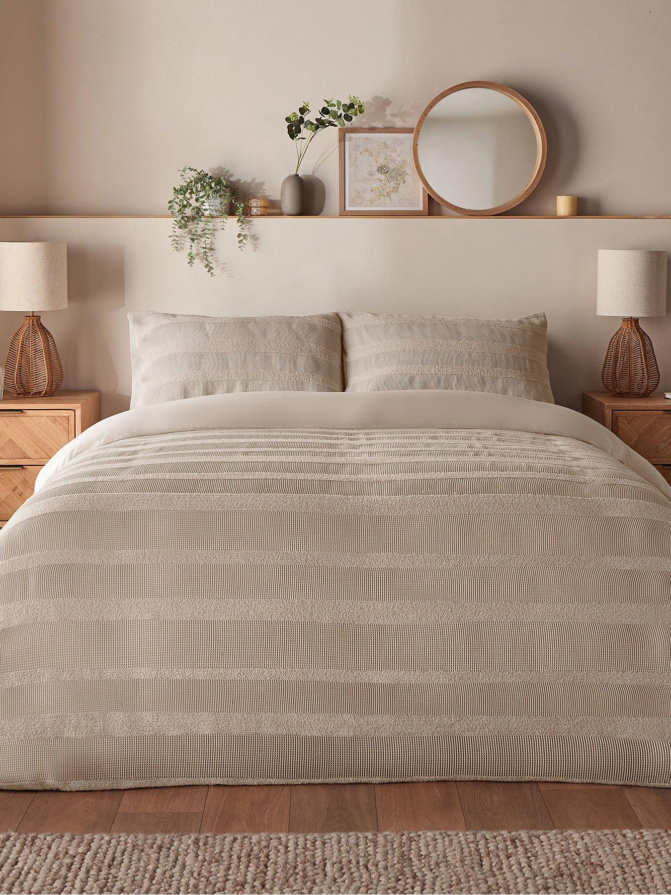 silentnight-supersoft-textured-duvet-cover-set-natural