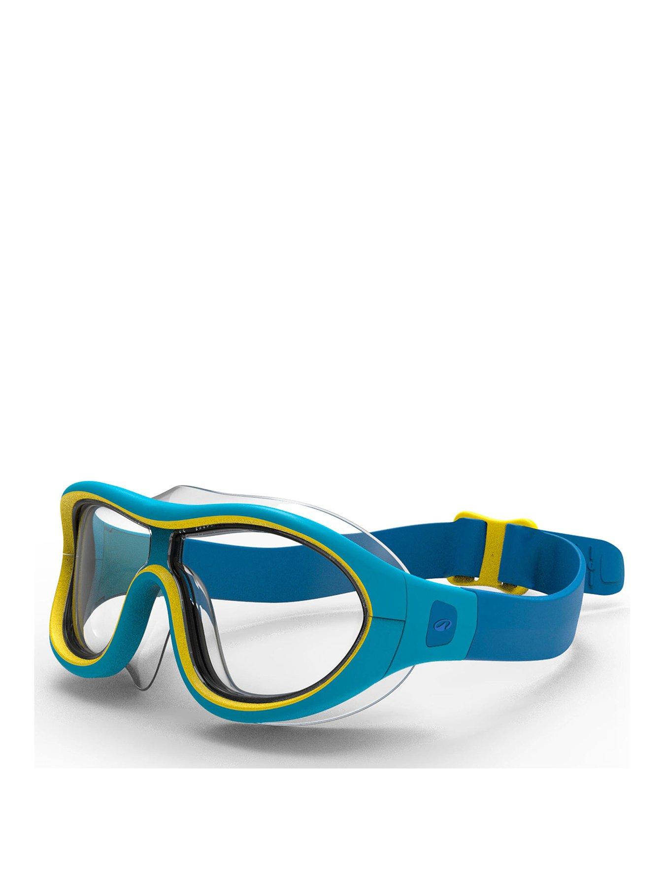 Decathlon Kids Swimming Mask Goggles SWIMDOW Blue Yellow Very
