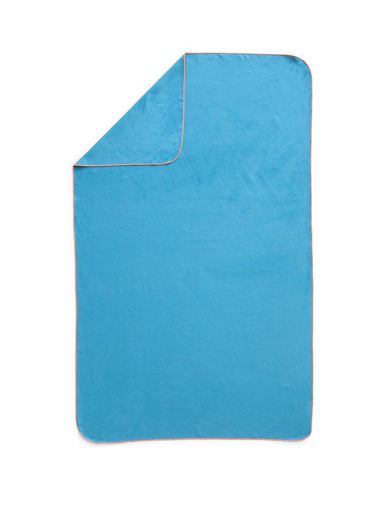 Decathlon Microfibre Swimming Towel Size L 80 x 130 cm - Blue