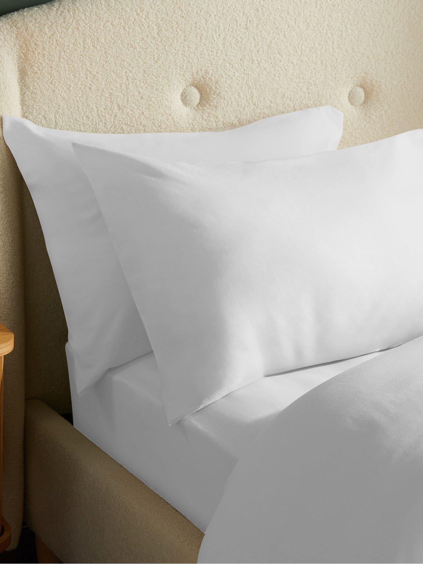 Silentnight 100% Brushed Cotton Pillowcase Pair
