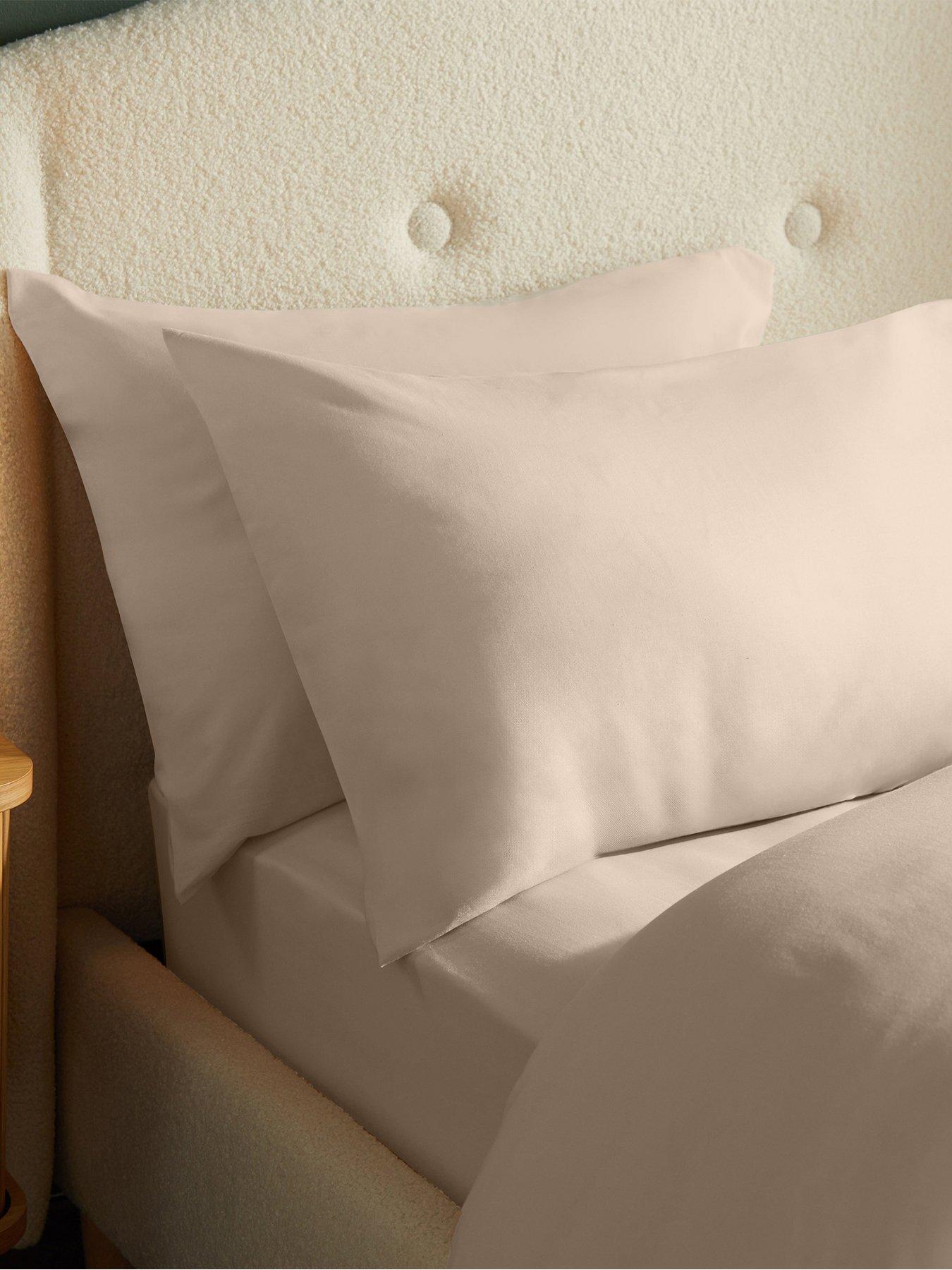 Silentnight 100% Brushed Cotton Pillowcase Pair