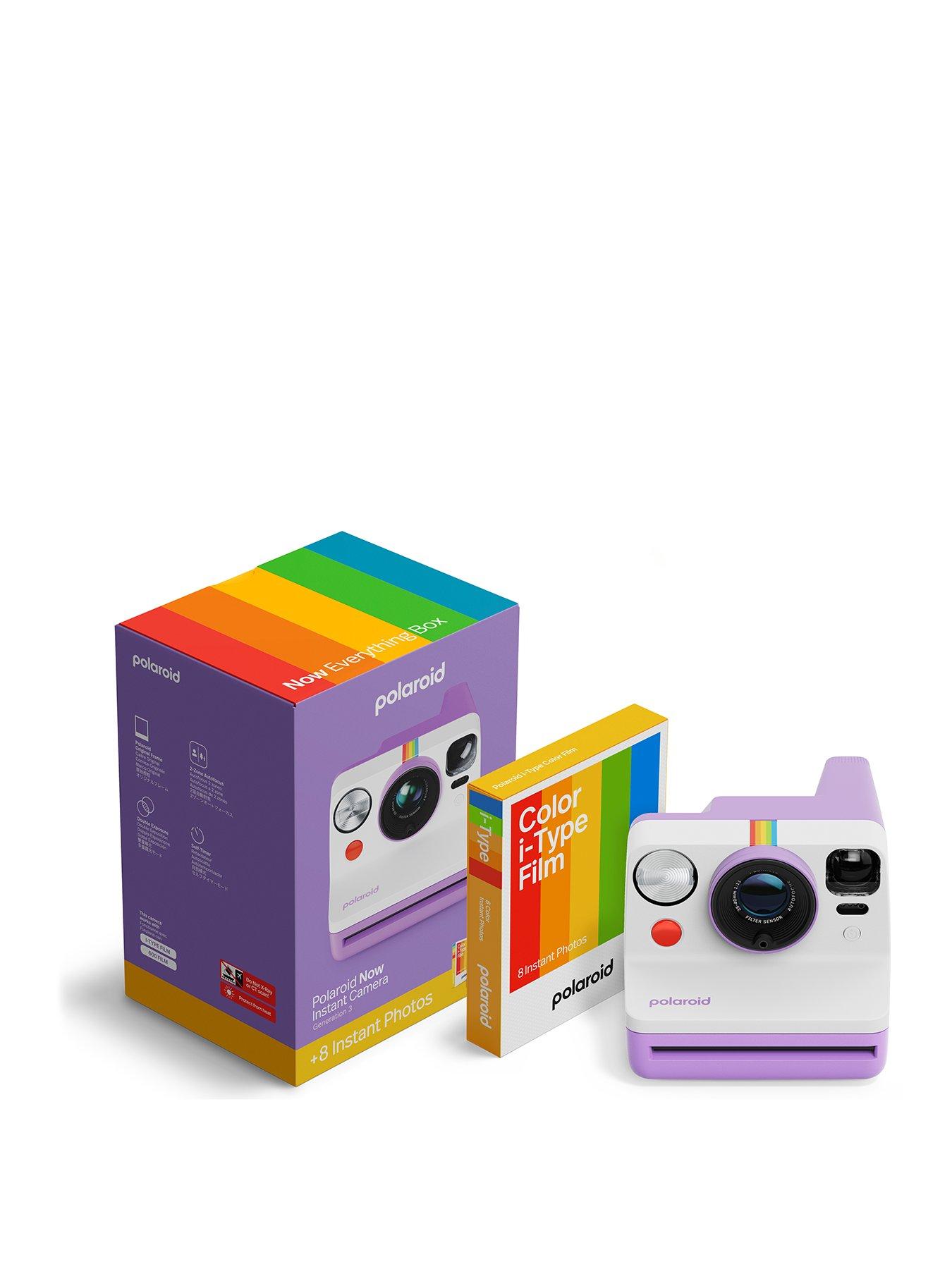 Image 1 of 5 of Polaroid Now Gen 3 Purple + Color Film Bundle (8 Photos)