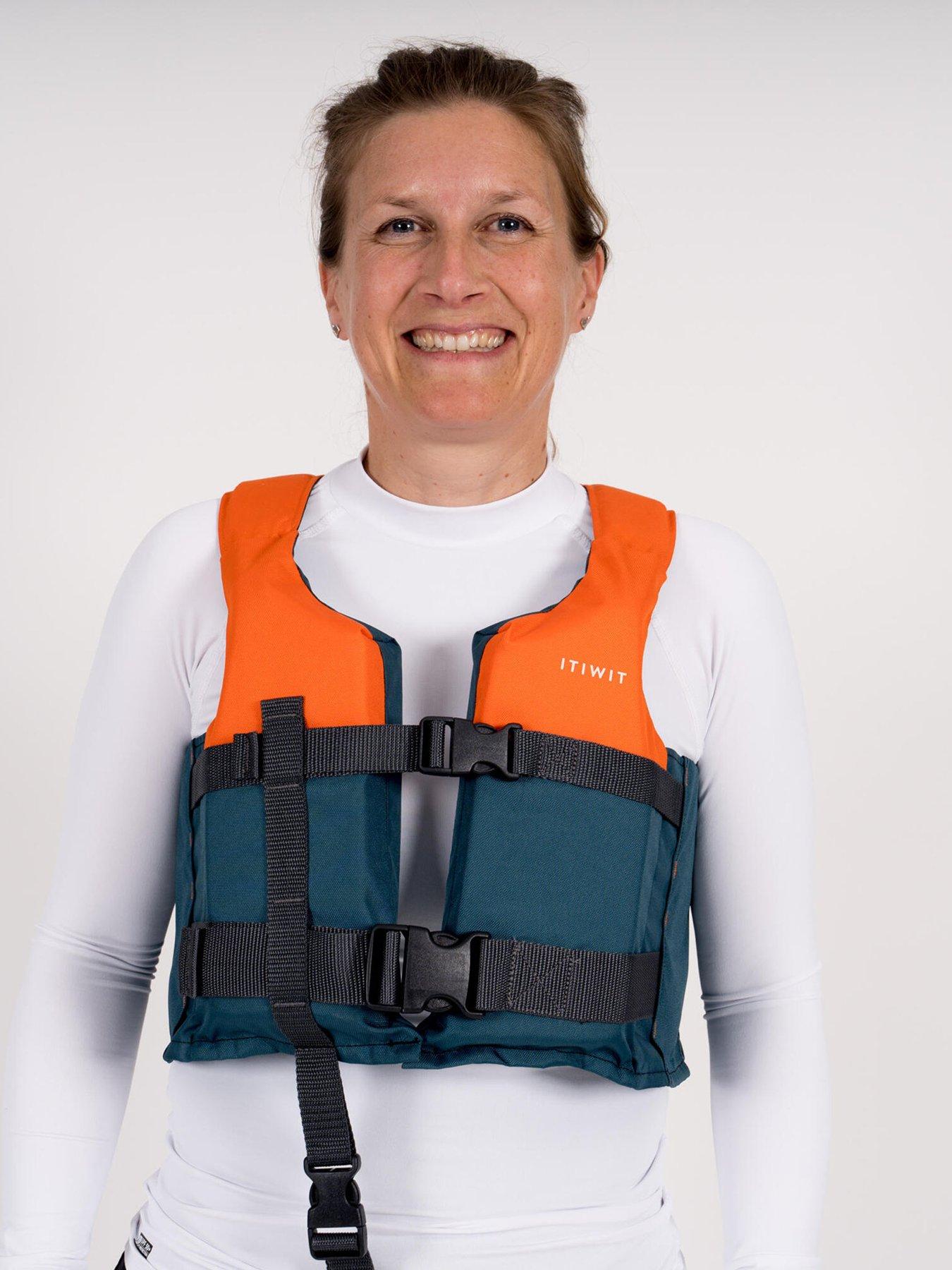 Image 4 of 7 of Decathlon 50N+ Buoyancy Aid For Kayak &amp; Stand-Up Paddleboarding - Orange