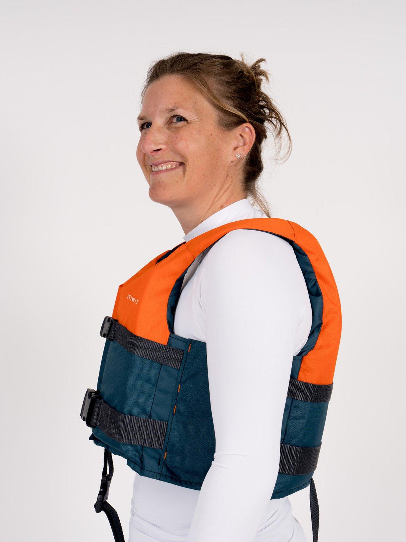 Image 5 of 7 of Decathlon 50N+ Buoyancy Aid For Kayak &amp; Stand-Up Paddleboarding - Orange
