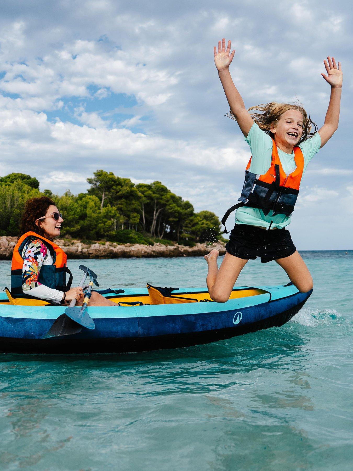 Image 6 of 7 of Decathlon 50N+ Buoyancy Aid For Kayak &amp; Stand-Up Paddleboarding - Orange