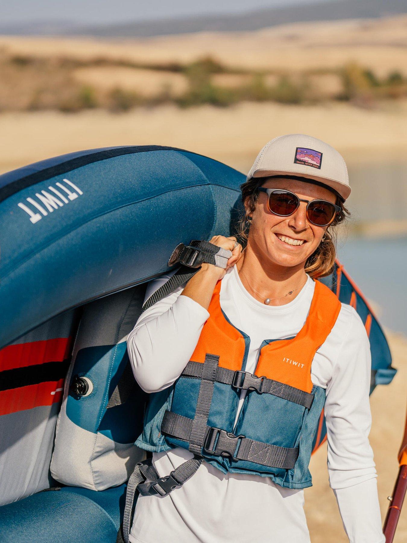 Image 7 of 7 of Decathlon 50N+ Buoyancy Aid For Kayak &amp; Stand-Up Paddleboarding - Orange