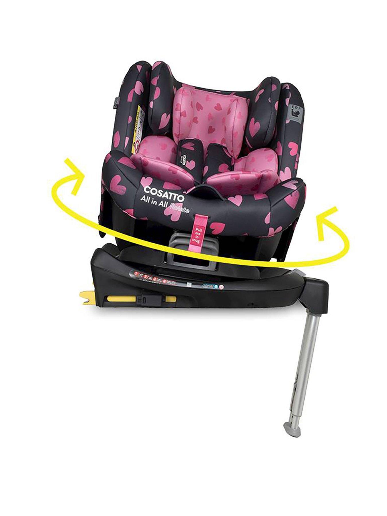 Cosatto All in All 360 Rotate 0+/1/2/3 ISOFIX Birth To 12 Years Car Seat - Charcoal Lighthearted