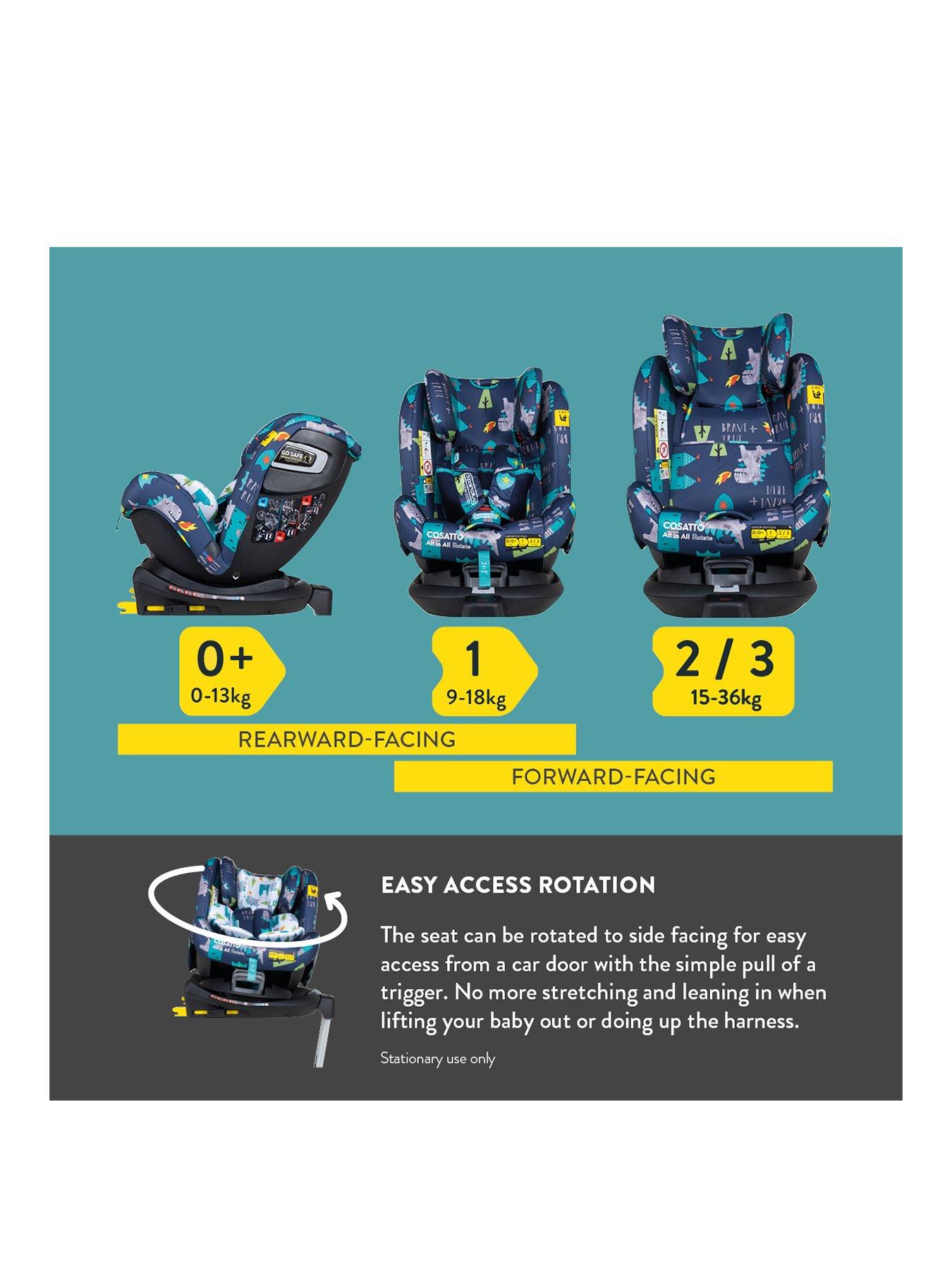 Cosatto All in All 360 Rotate 0+/1/2/3 ISOFIX Birth To 12 Years