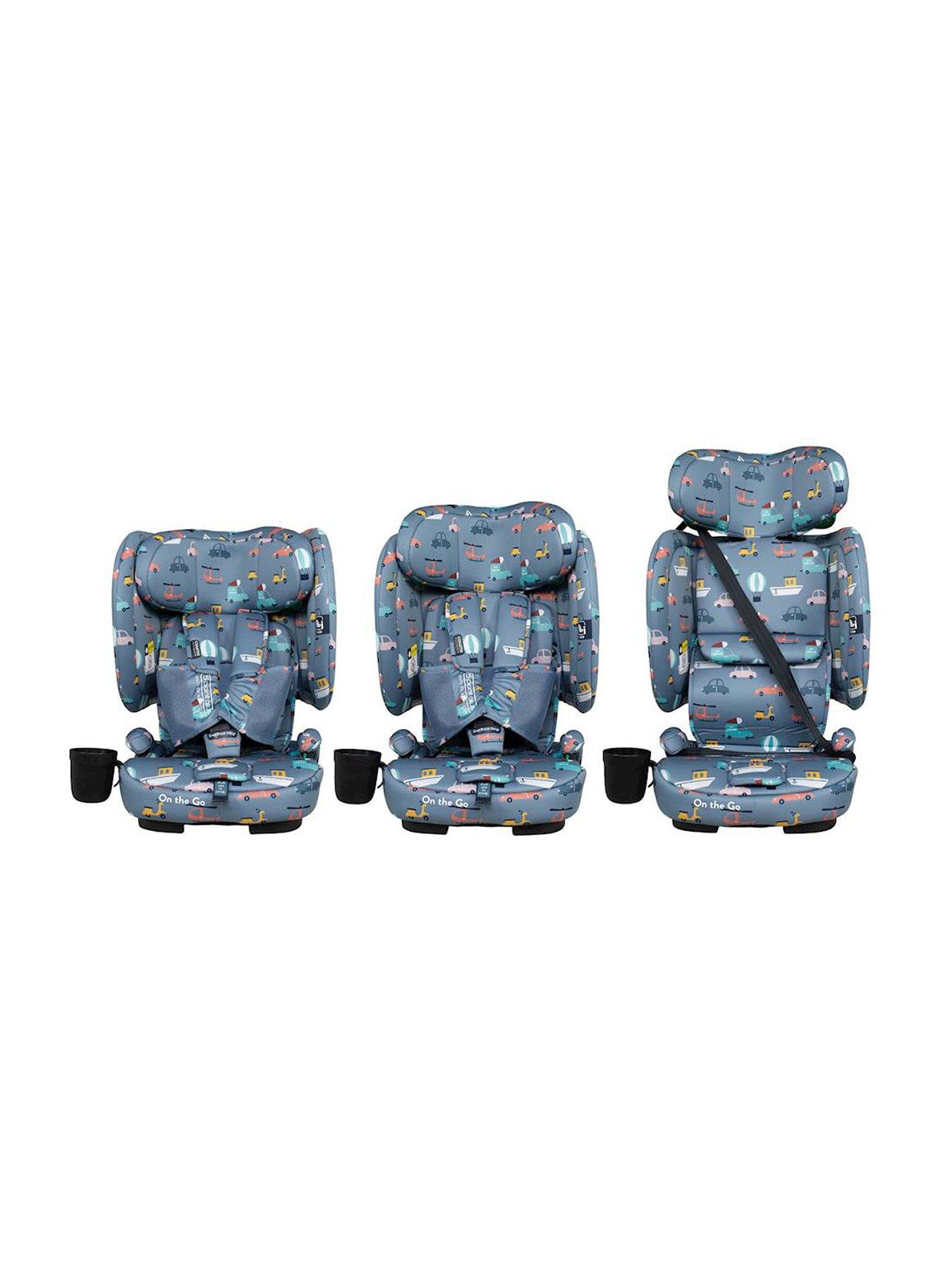 Image 2 of 8 of Cosatto On The Go iSize Foldable Travel Car Seat (76-150cm) - Itchy Feet Sky
