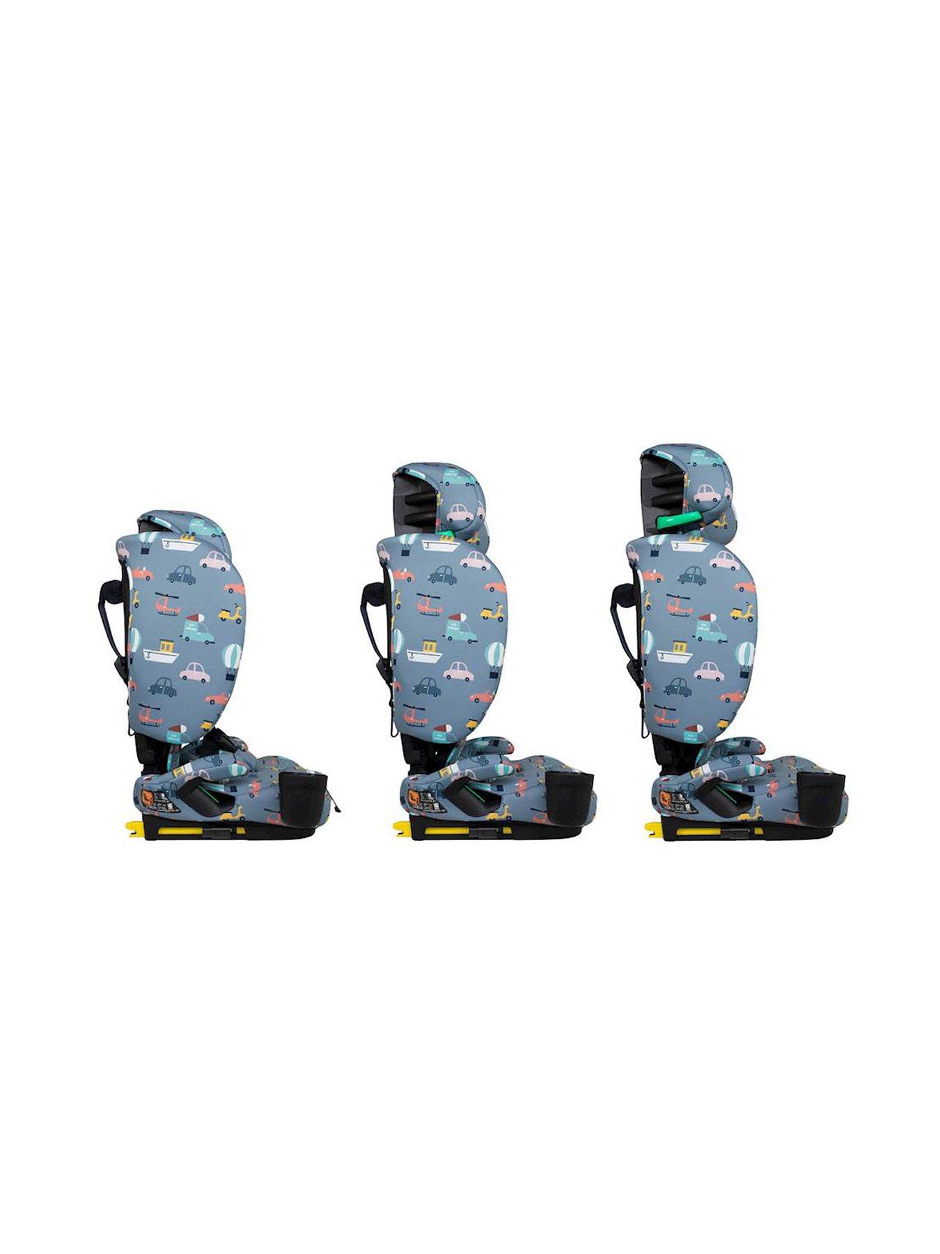 Image 3 of 8 of Cosatto On The Go iSize Foldable Travel Car Seat (76-150cm) - Itchy Feet Sky