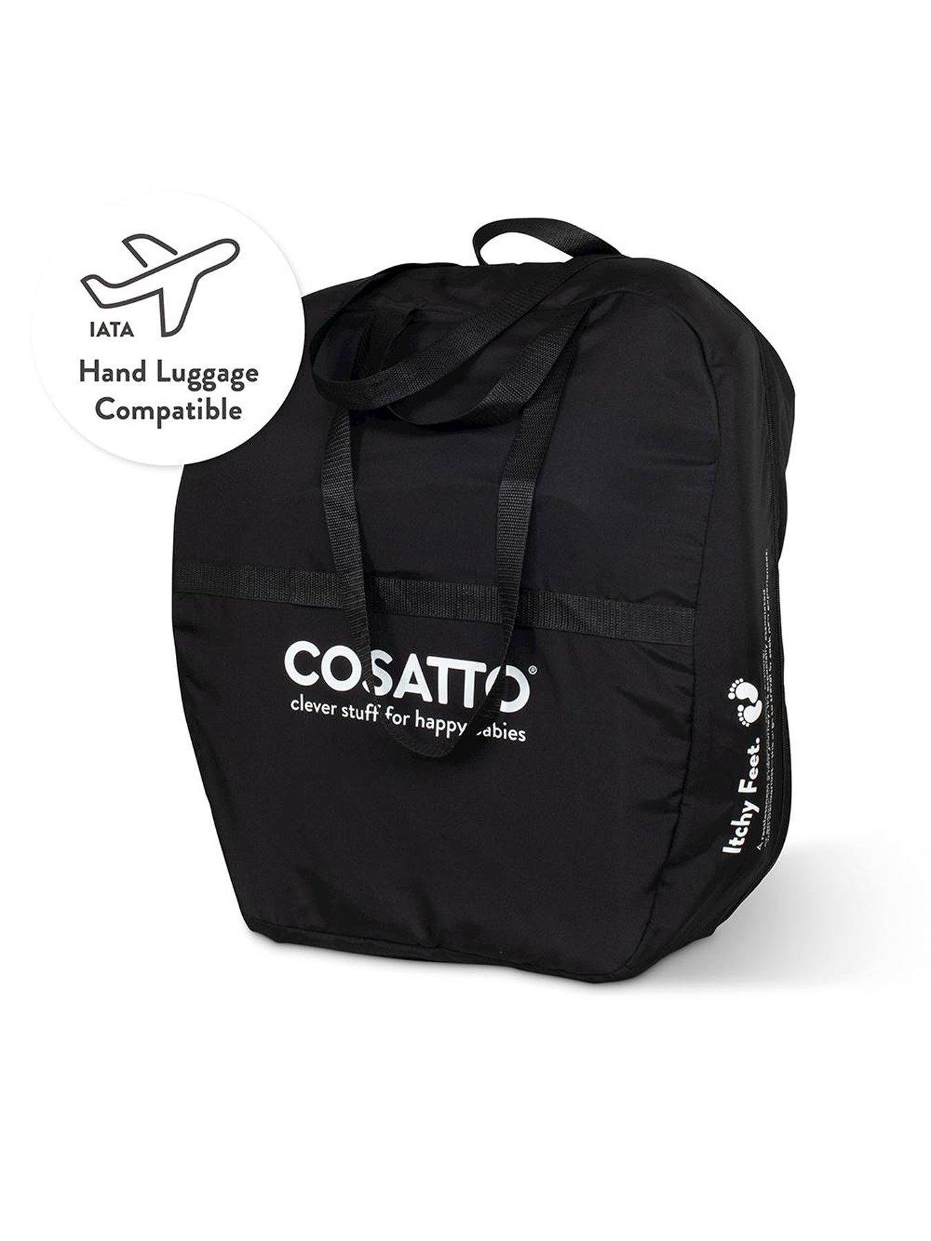 Image 5 of 8 of Cosatto On The Go iSize Foldable Travel Car Seat (76-150cm) - Itchy Feet Sky