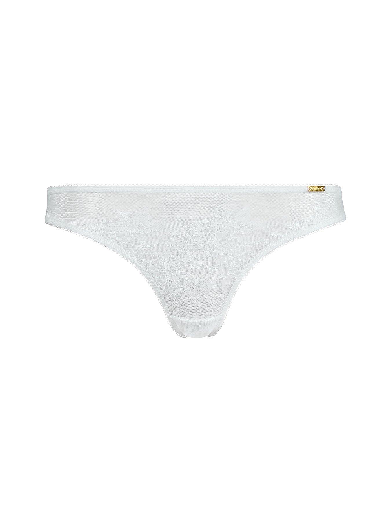 Image 5 of 6 of Gossard Glossies Lace Thong - White