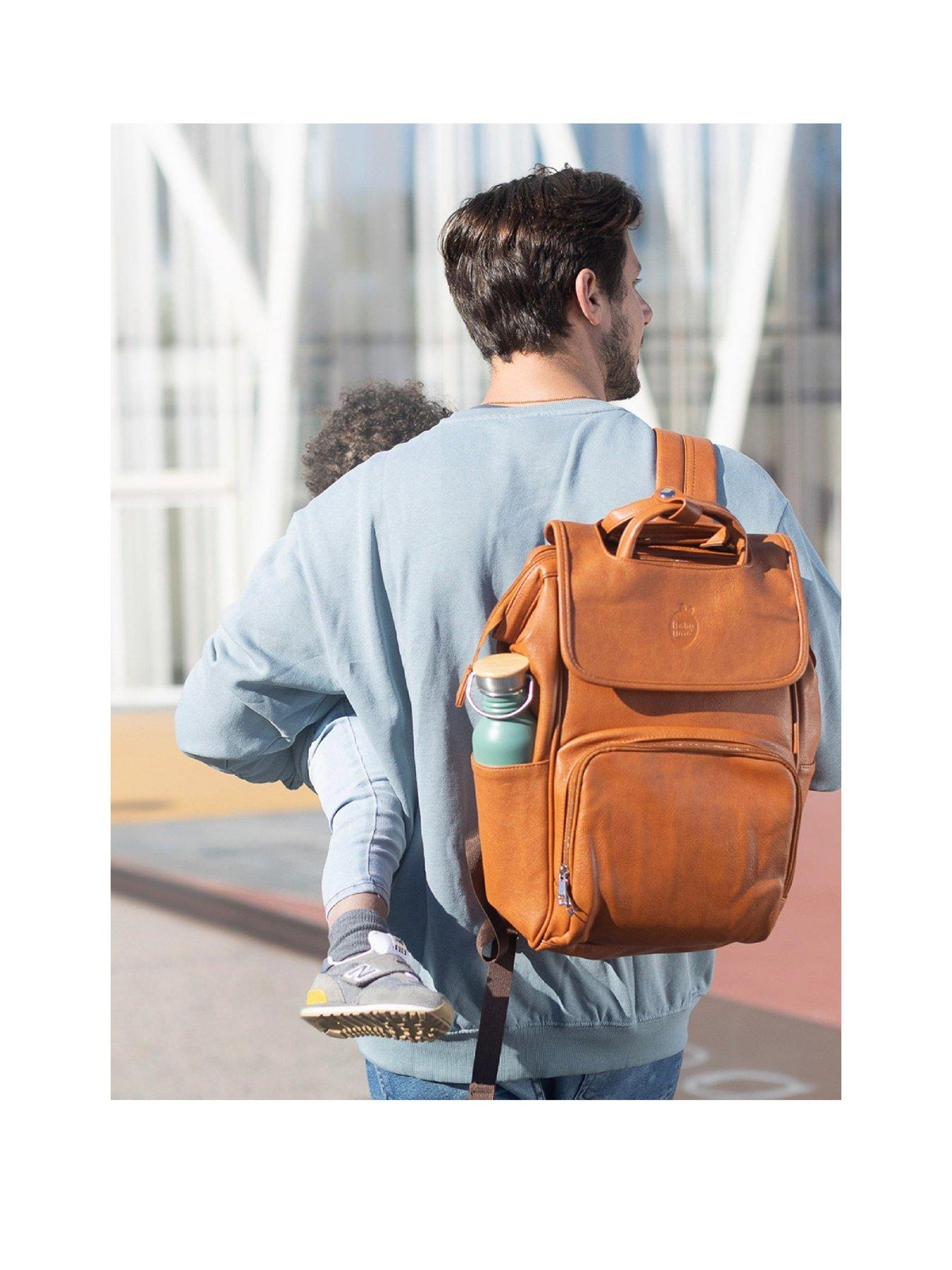 undefined Vegan Leather Changing Bag - Brown