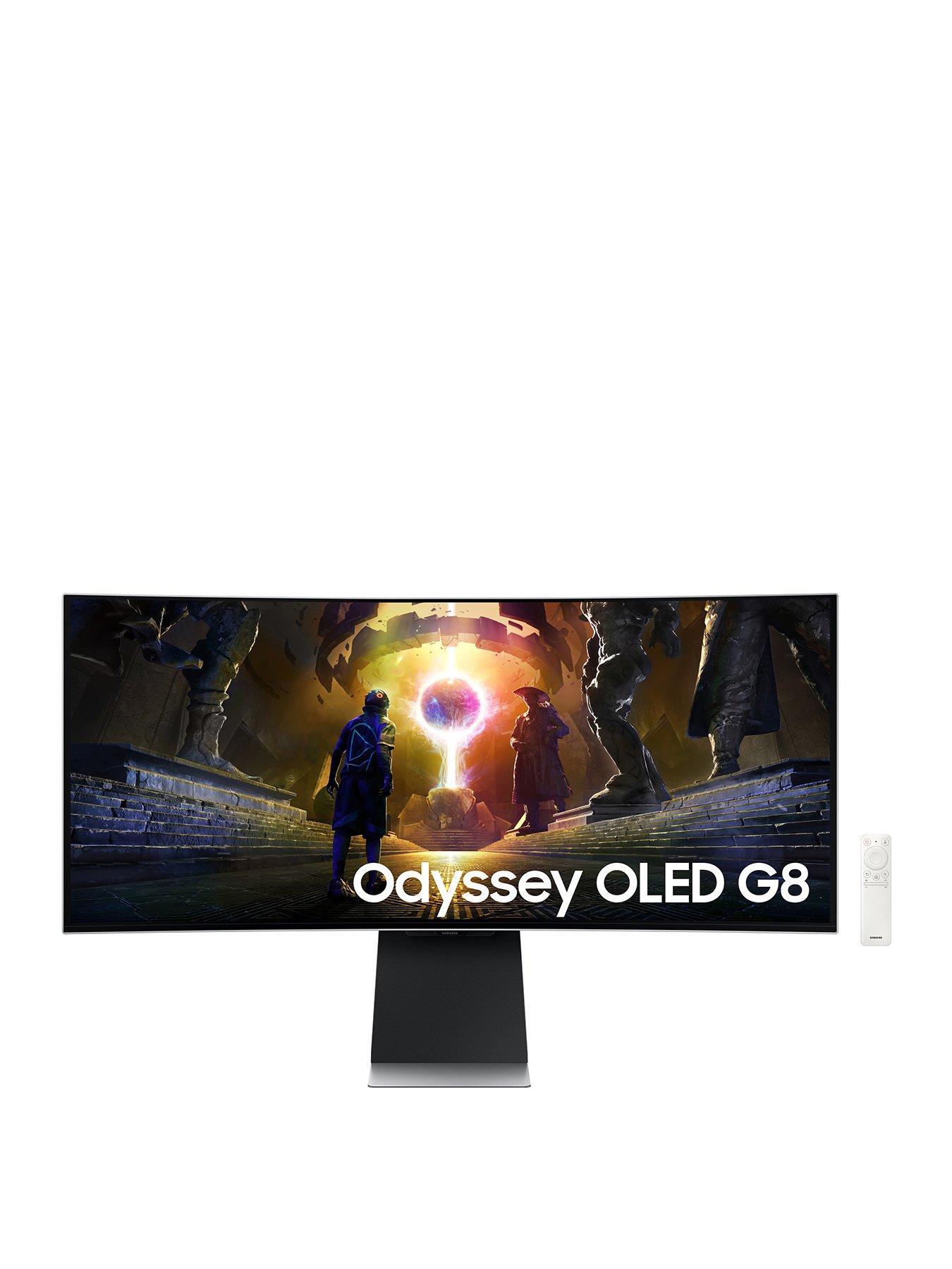 Image 1 of 7 of Samsung Odyssey Gaming OLED G8 LS34DG850SUXXU Curved Gaming Monitor - 34in UWQHD (3440x1440) - 0.03ms, 175Hz