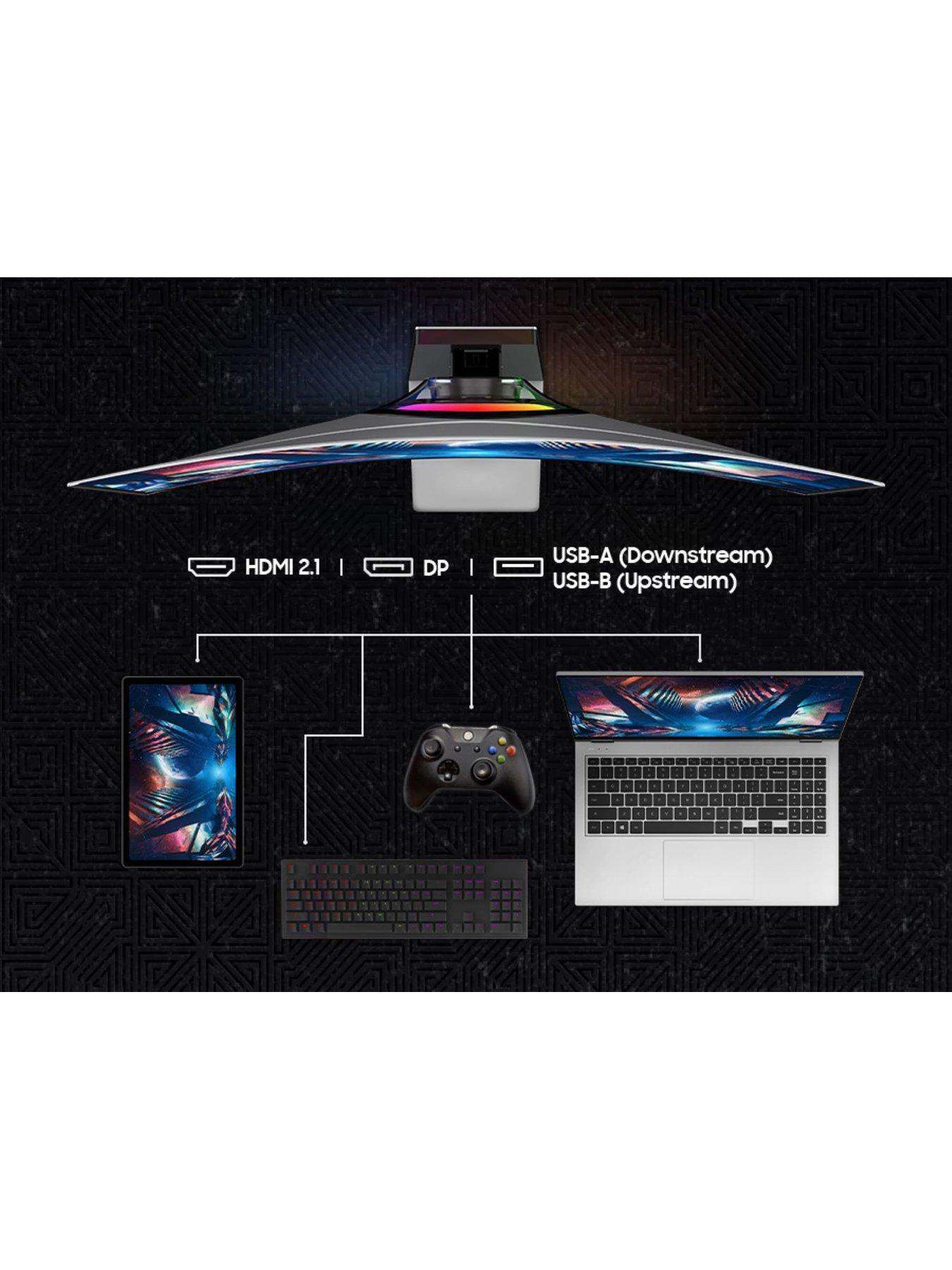 Image 7 of 7 of Samsung Odyssey Gaming OLED G8 LS34DG850SUXXU Curved Gaming Monitor - 34in UWQHD (3440x1440) - 0.03ms, 175Hz